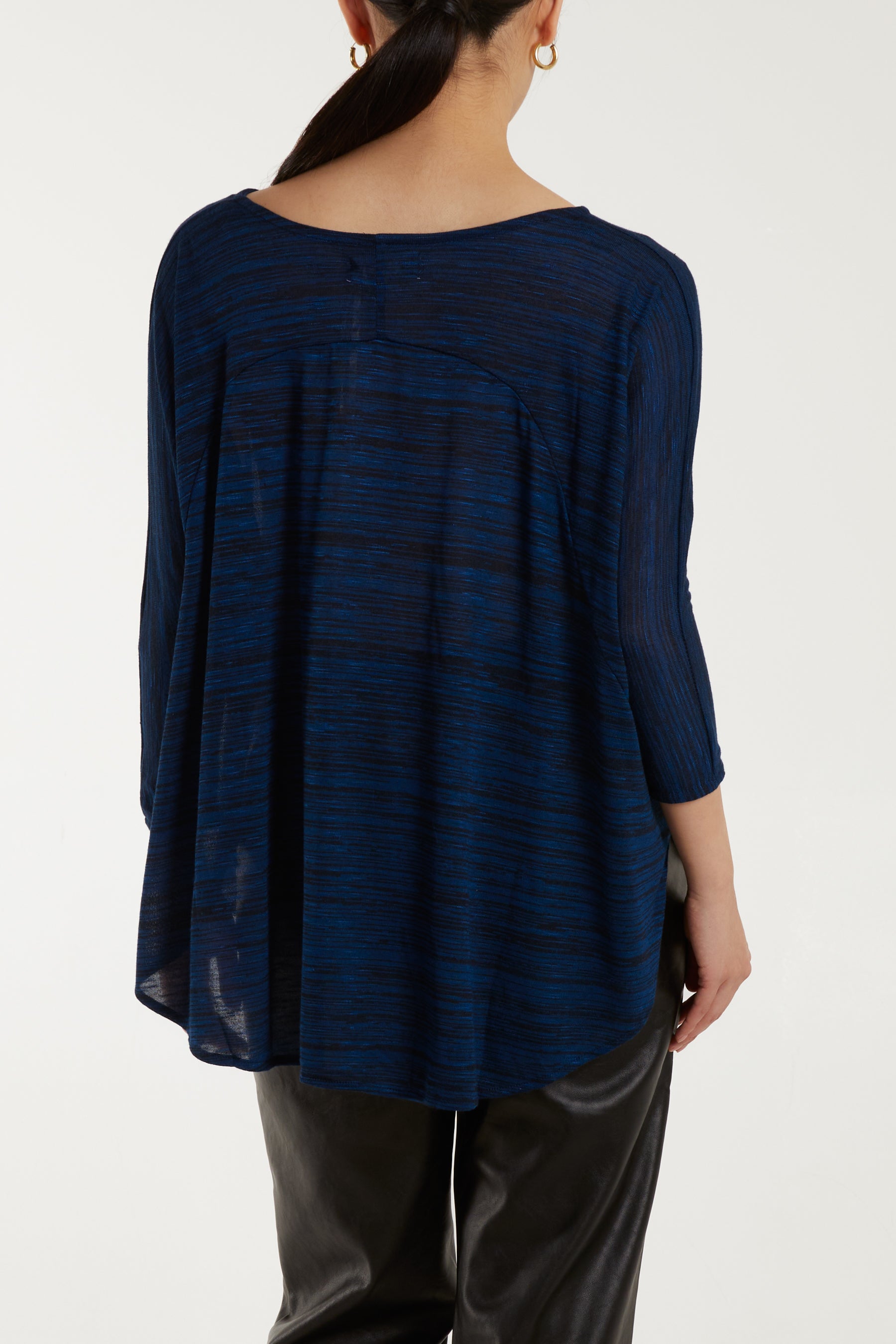 Space Dye Round Hem Tunic