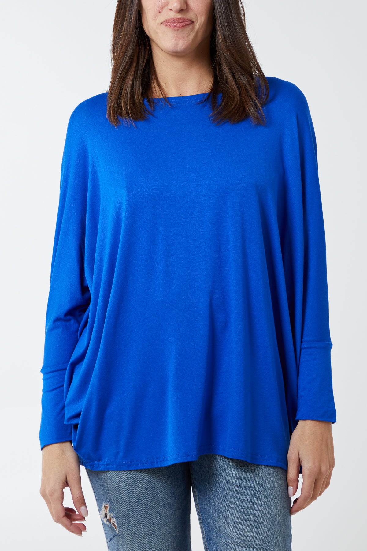 Oversize Batwing Top