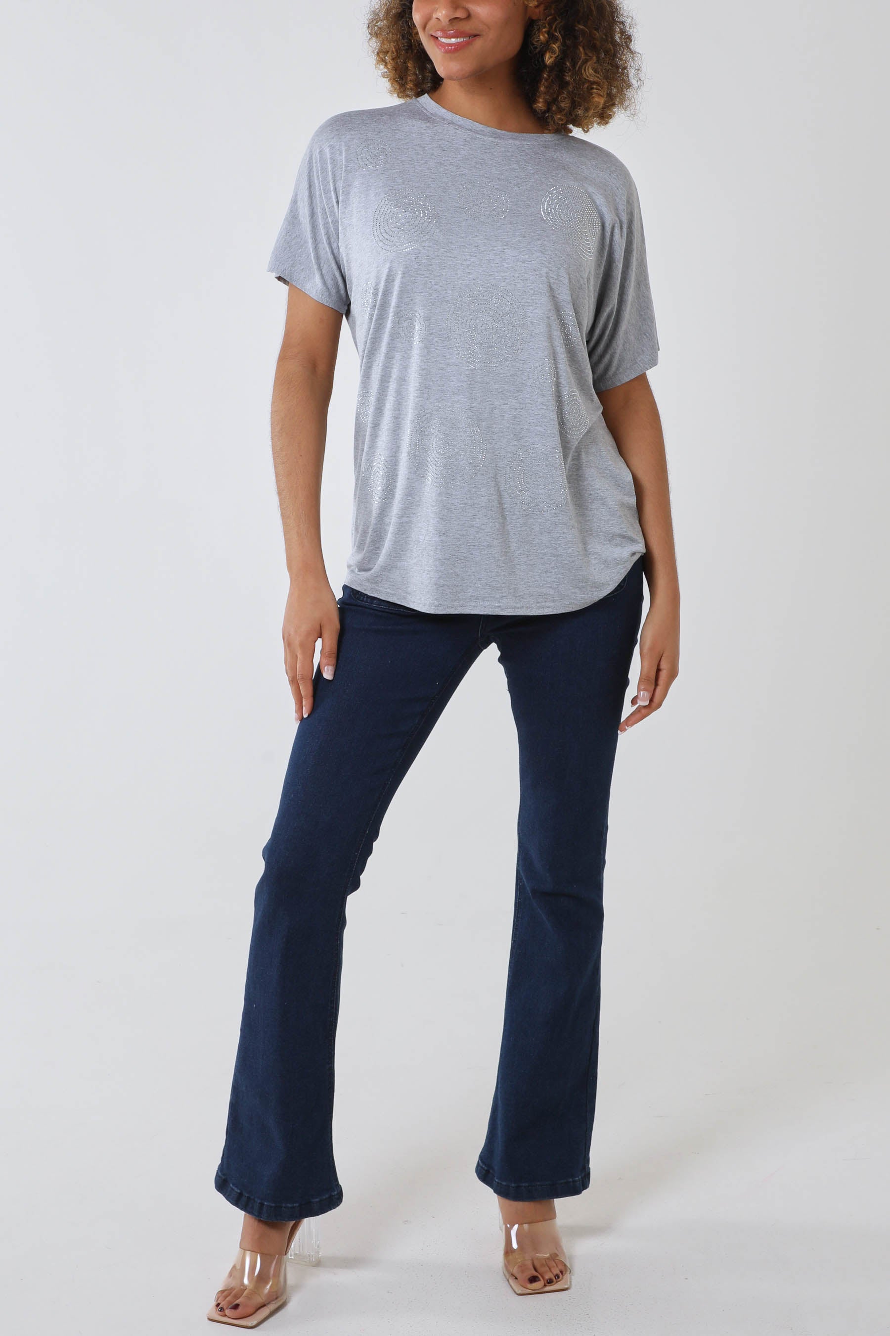 Hotfix Swirl Oversized T Shirt