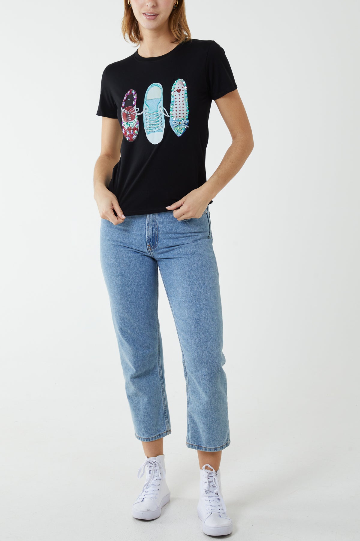 Shoe Embellishment T-Shirt