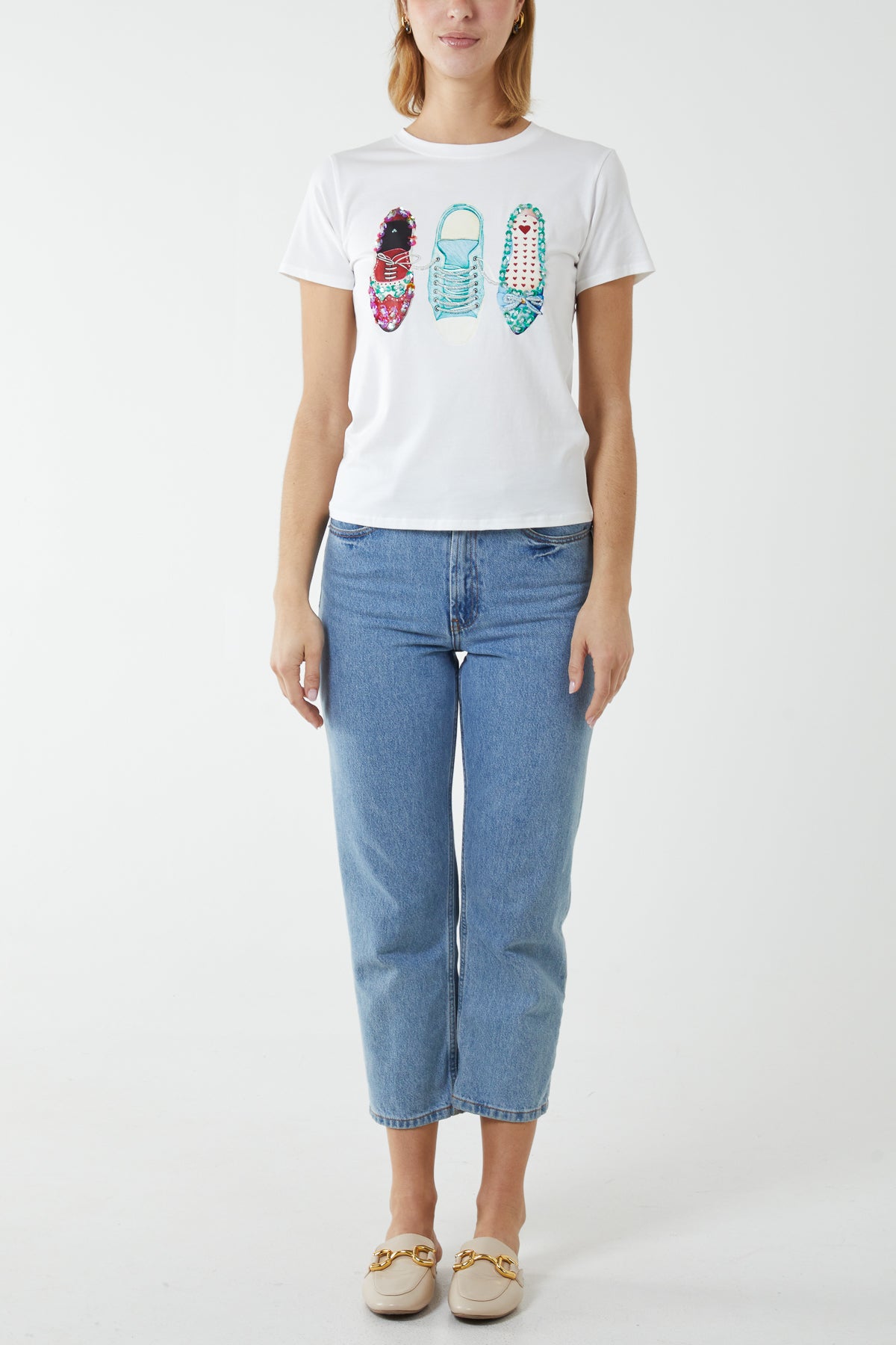 Shoe Embellishment T-Shirt