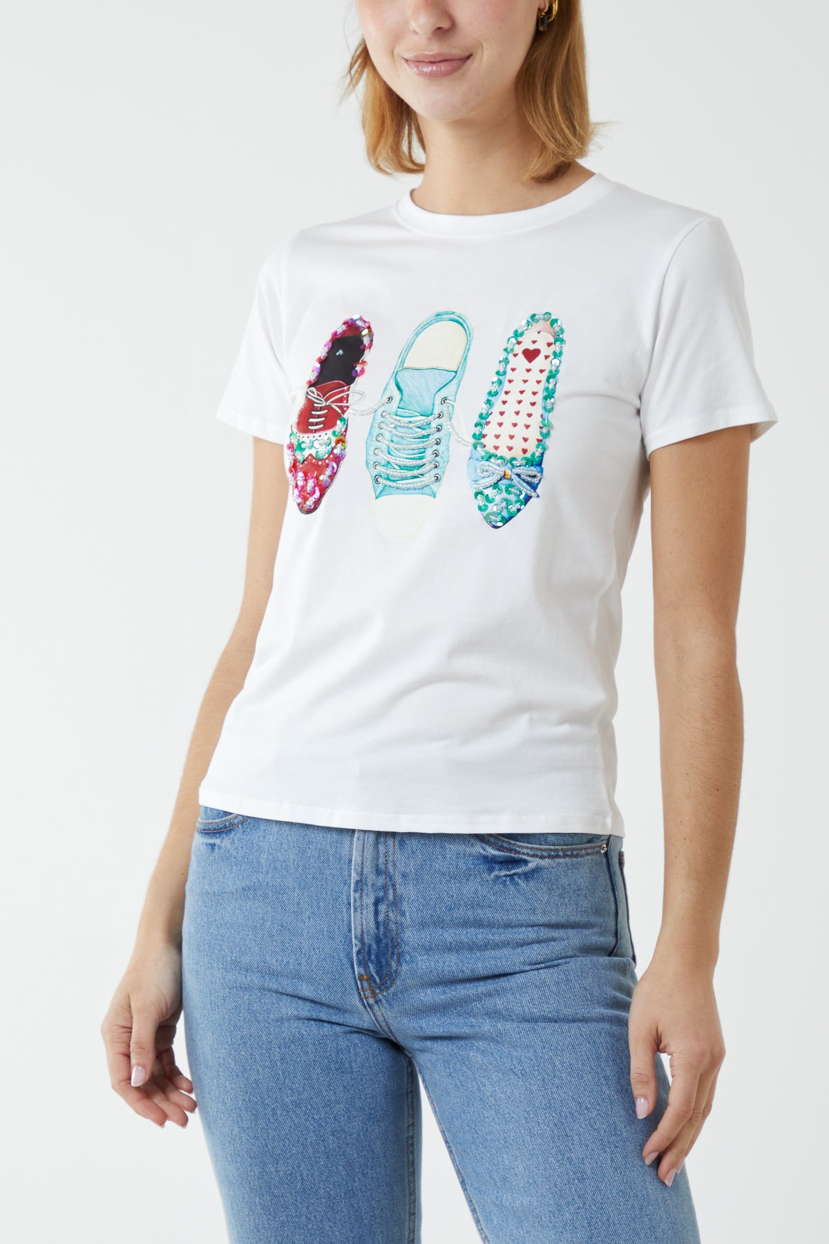 Shoe Embellishment T-Shirt