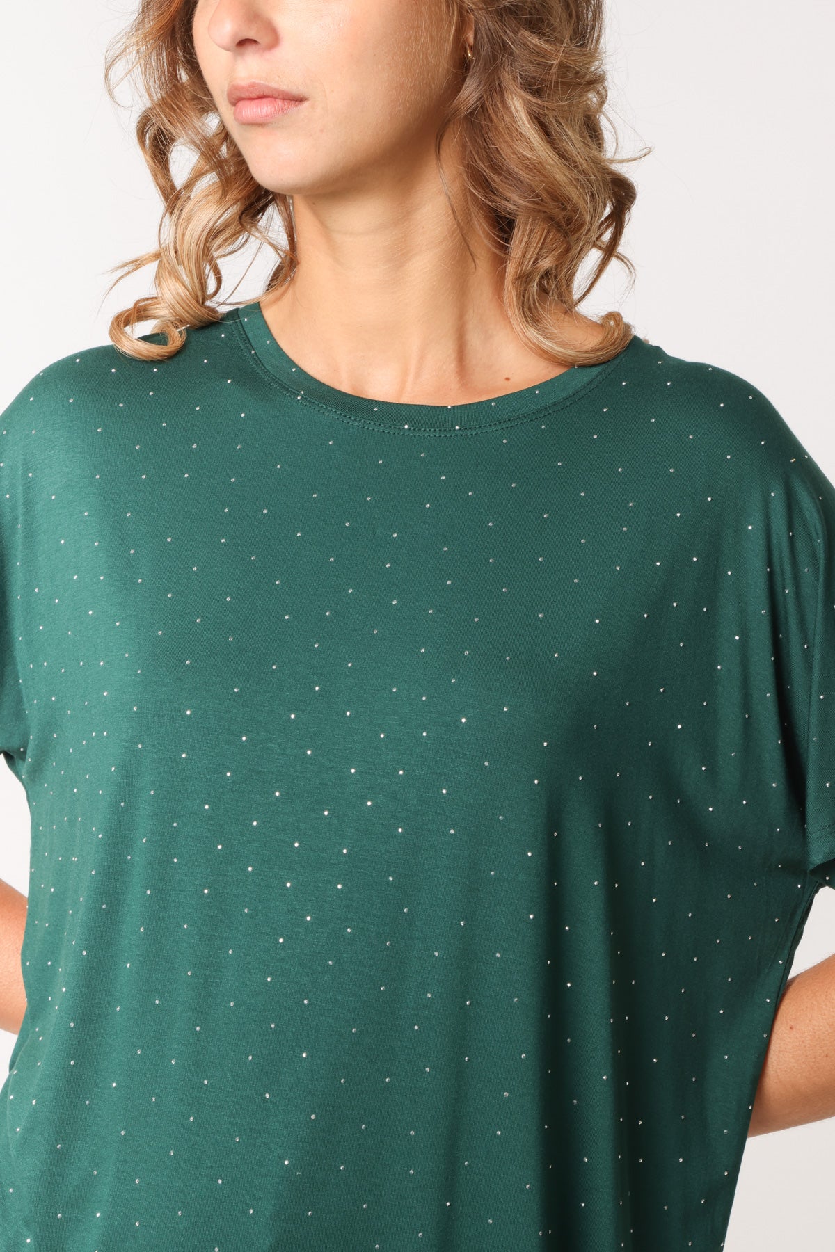Embellished Round Neck T-Shirt