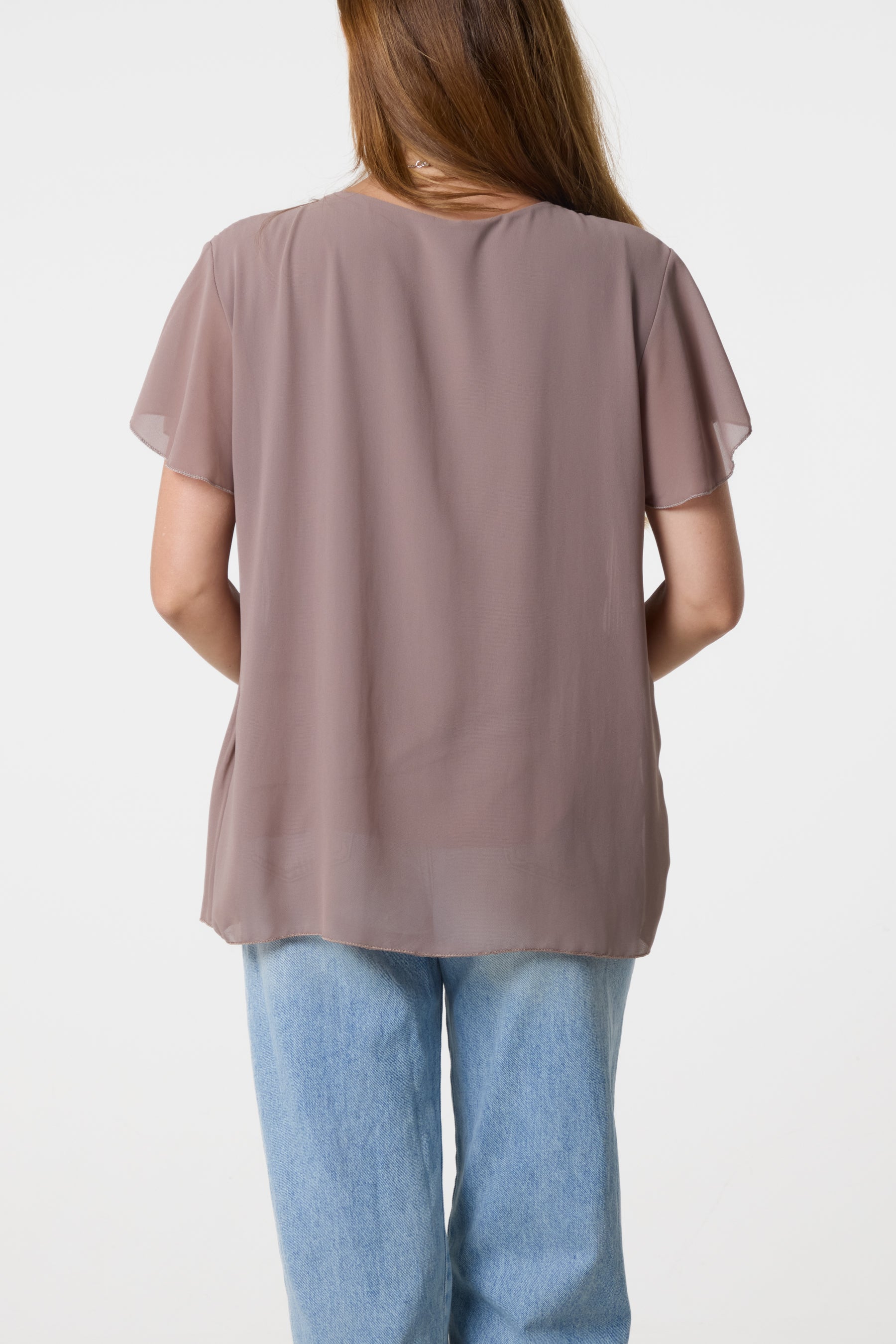 Necklace Pleated Top