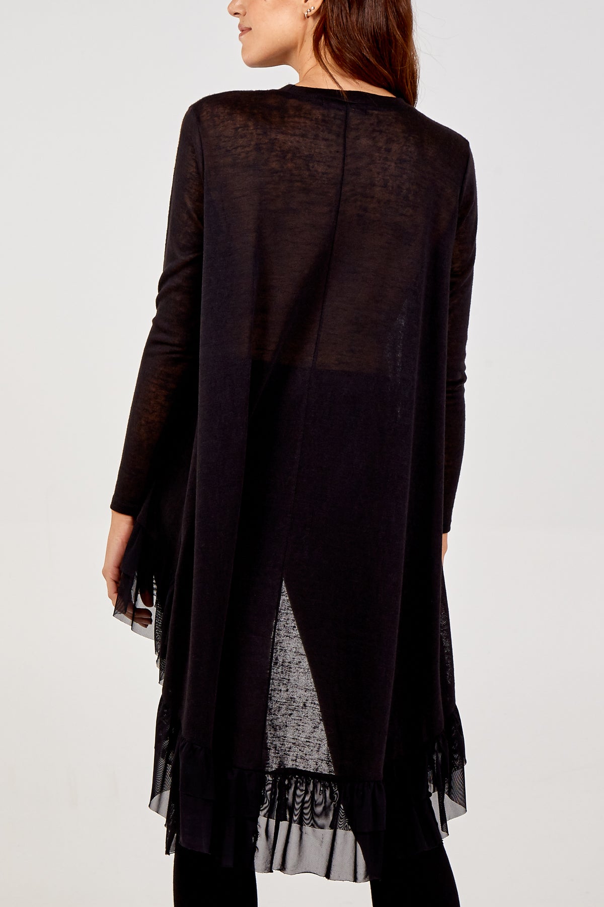 Frill Hem High Low Tunic