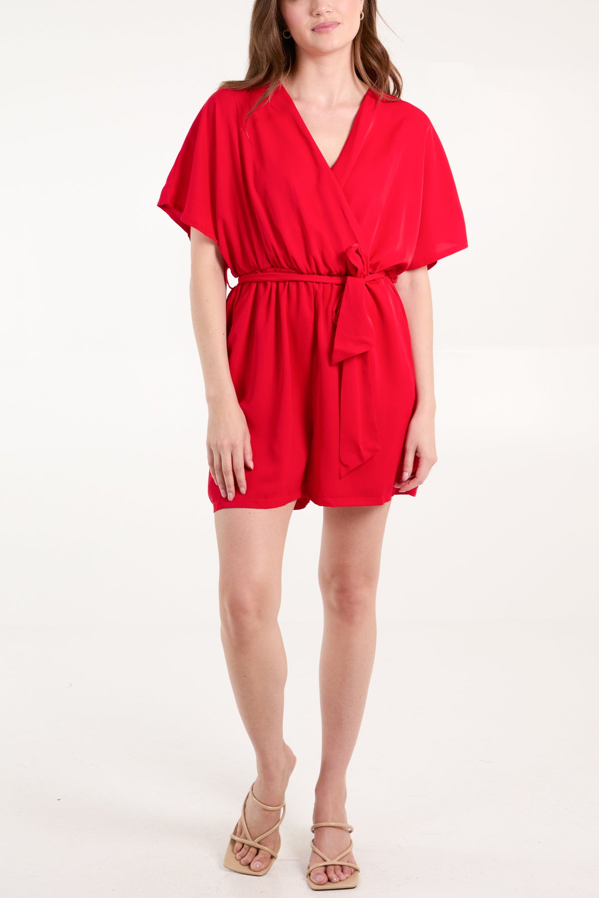 Wrap Front Belted Playsuit