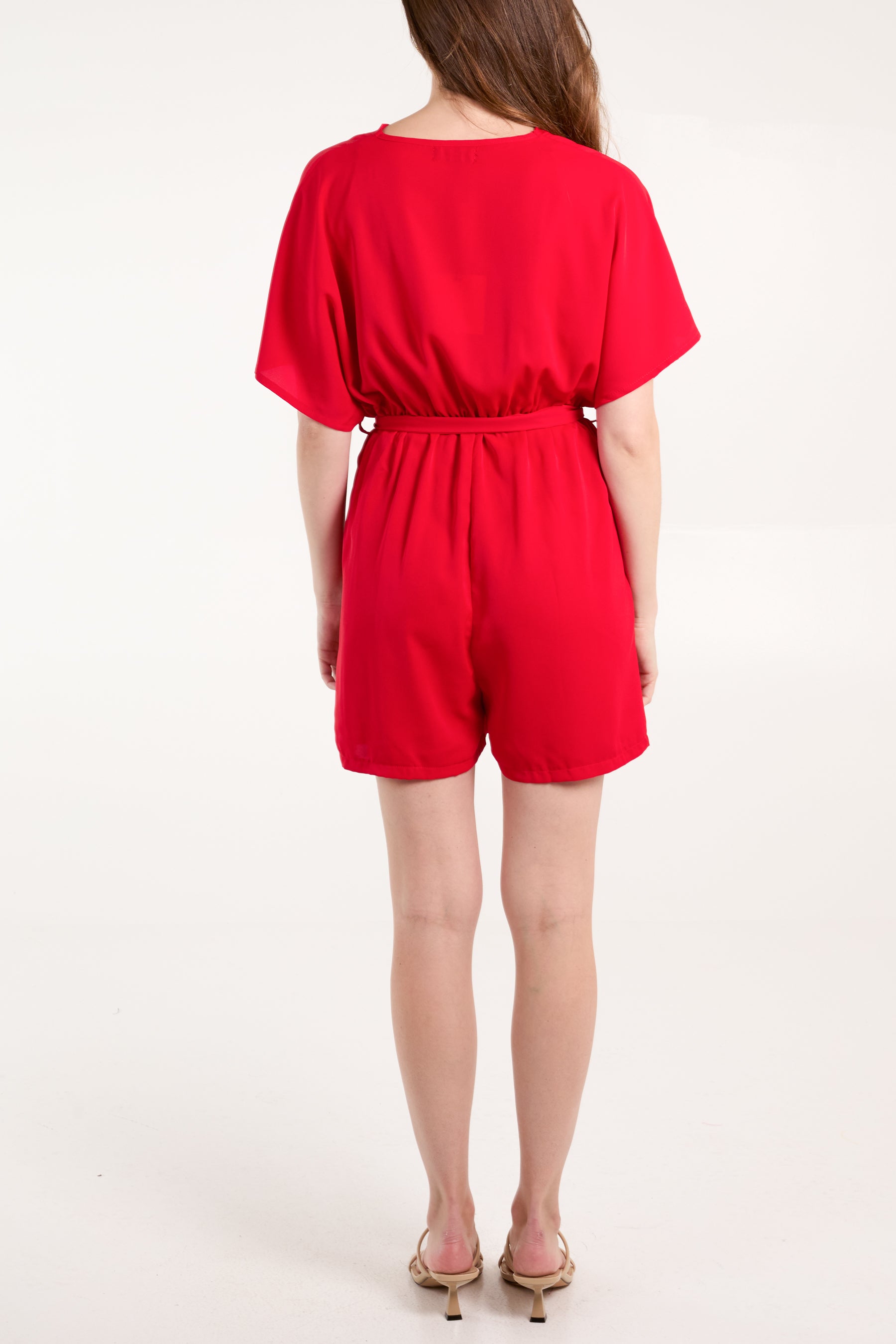 Wrap Front Belted Playsuit