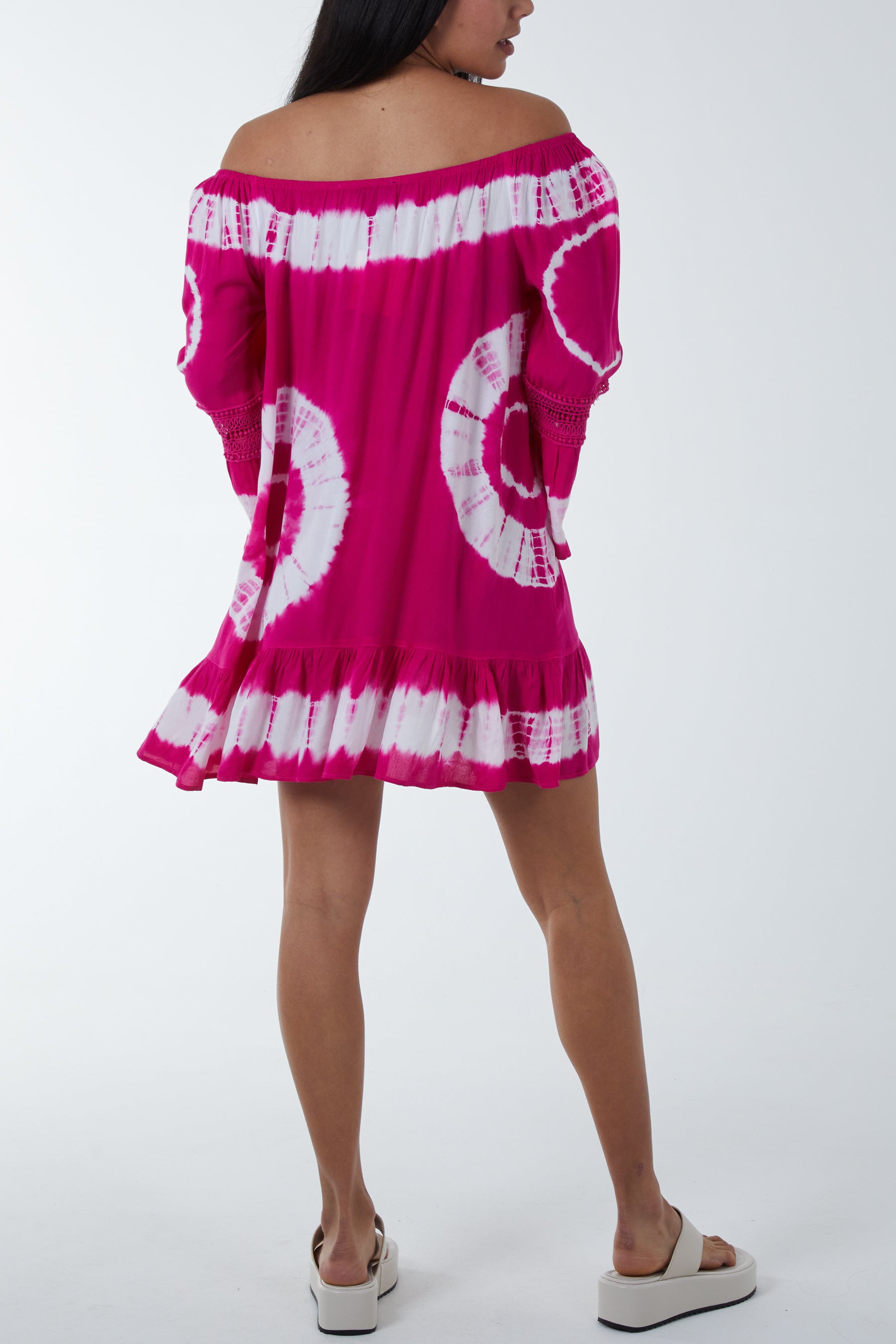 Tie Dye Tunic Bardot Dress