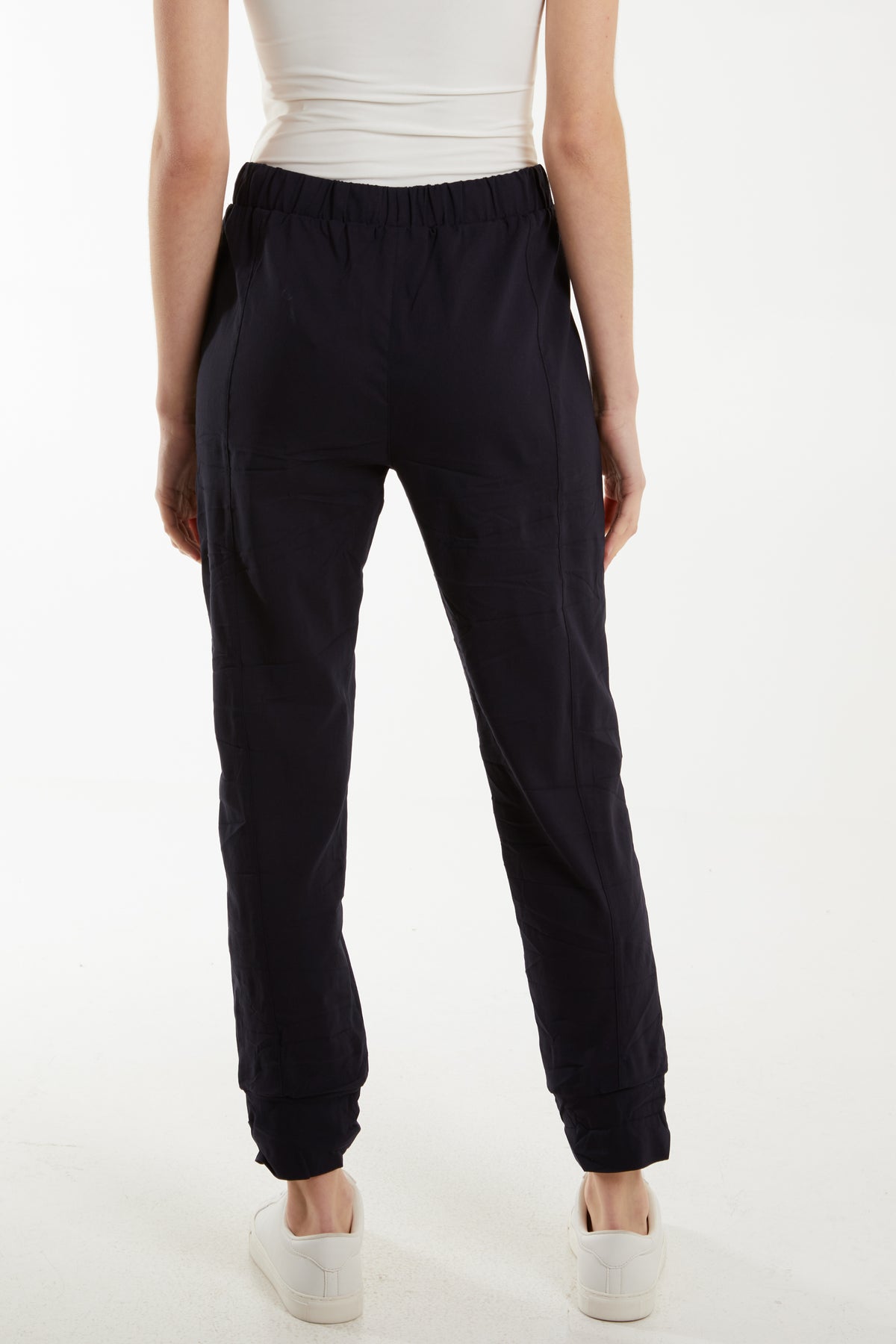 Zip Drawstring Crushed Magic Trouser