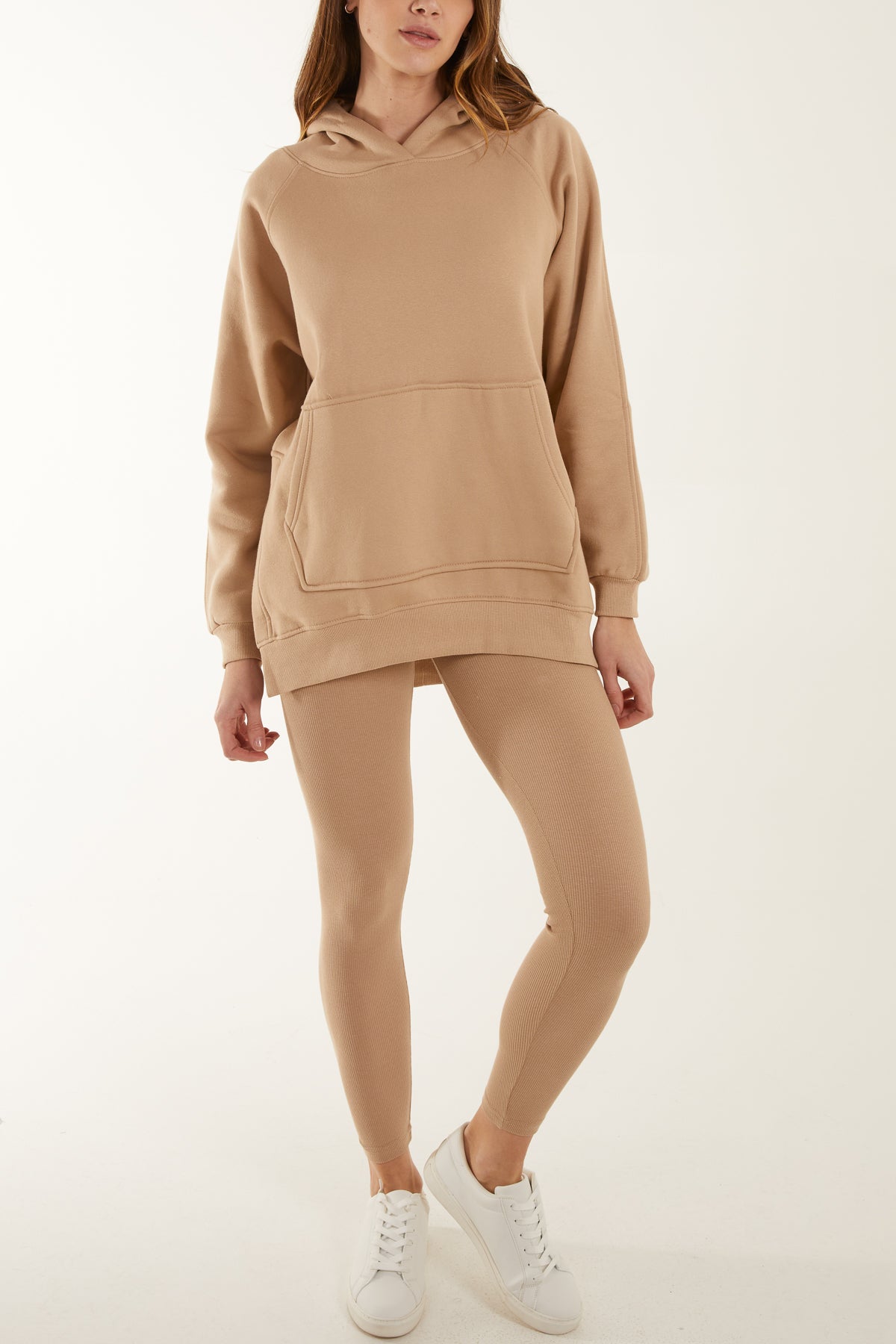 Hoodie & Ribbed Legging Co-Ord Set