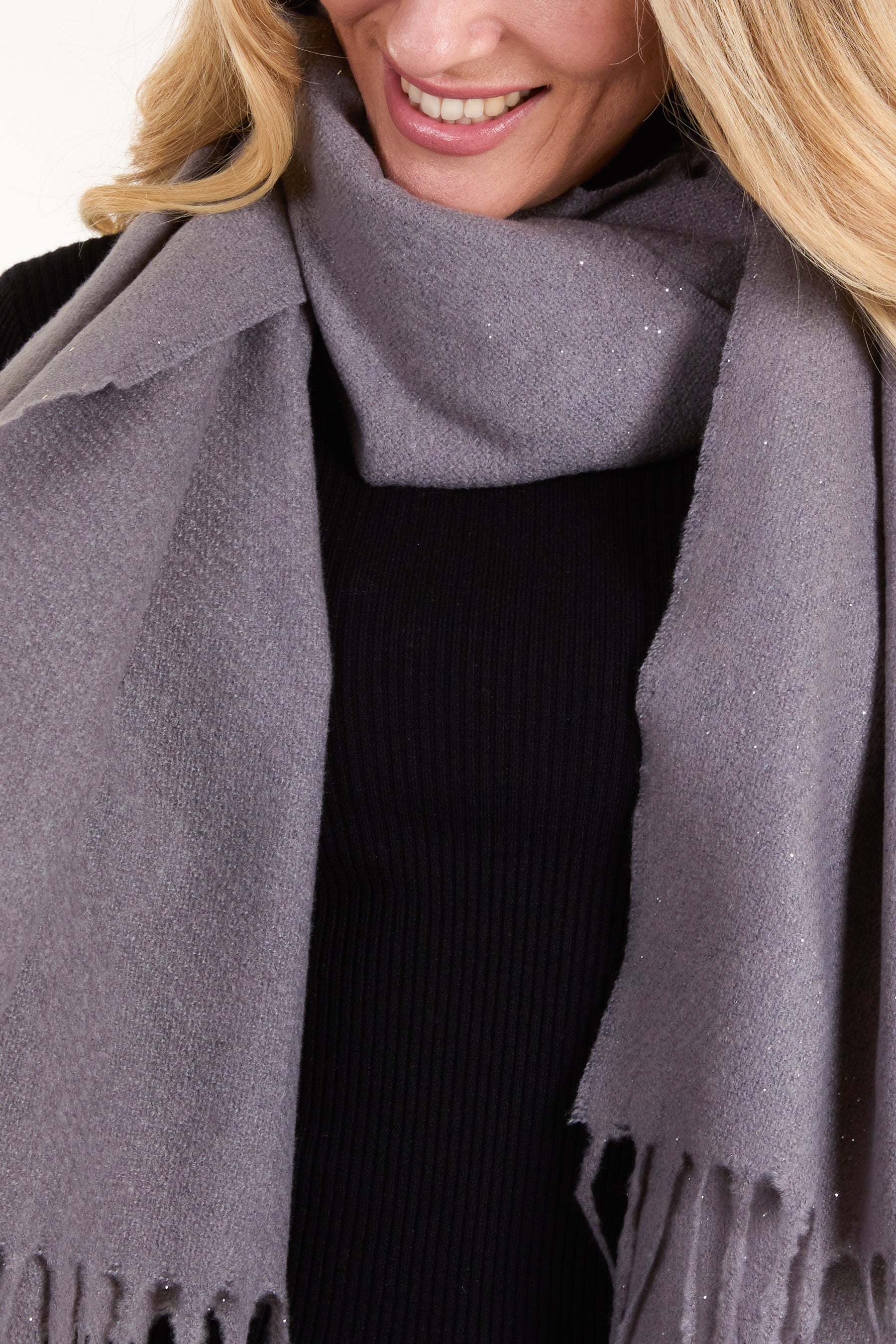 Sparkly Tassel Scarf