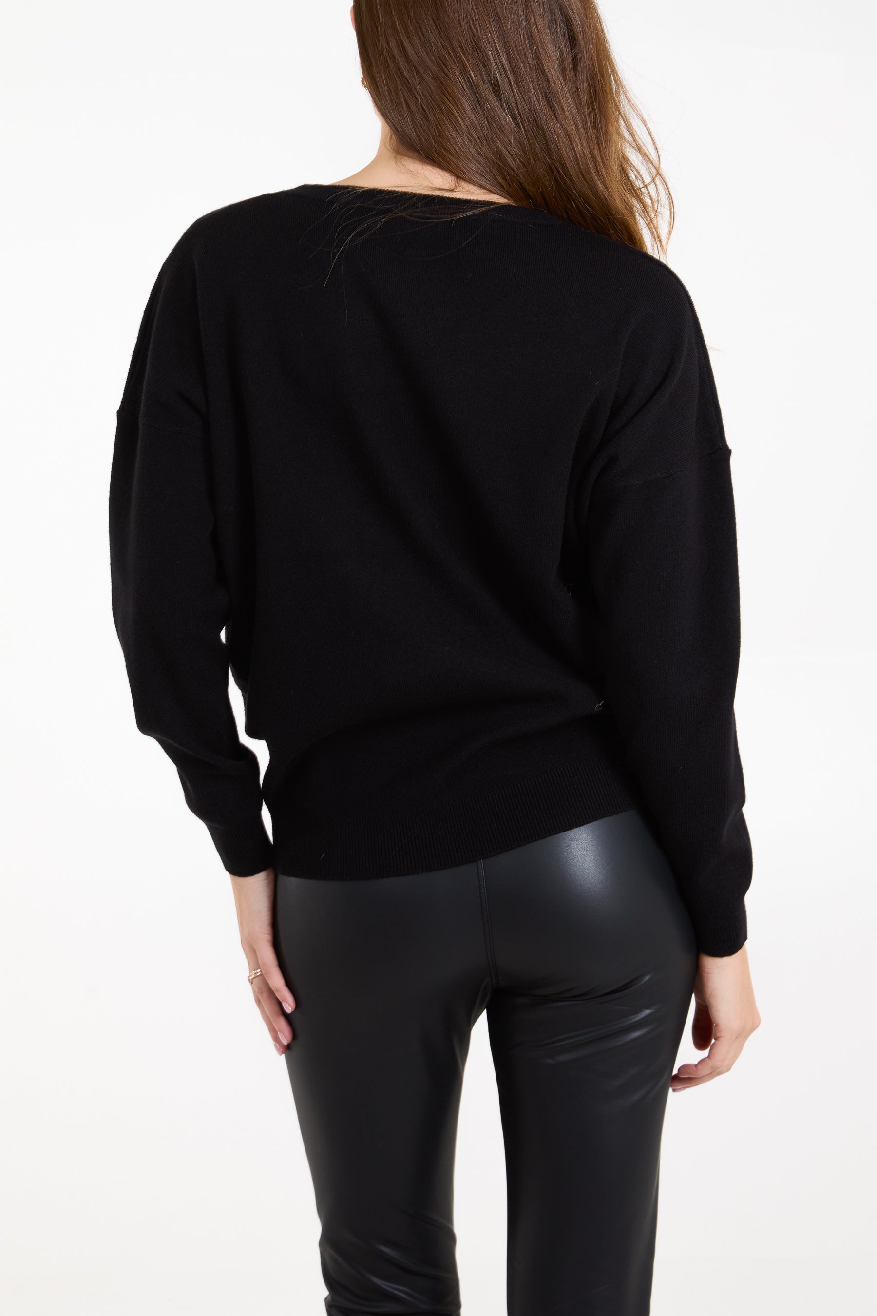Sequin Jingle Bell Bauble Jumper