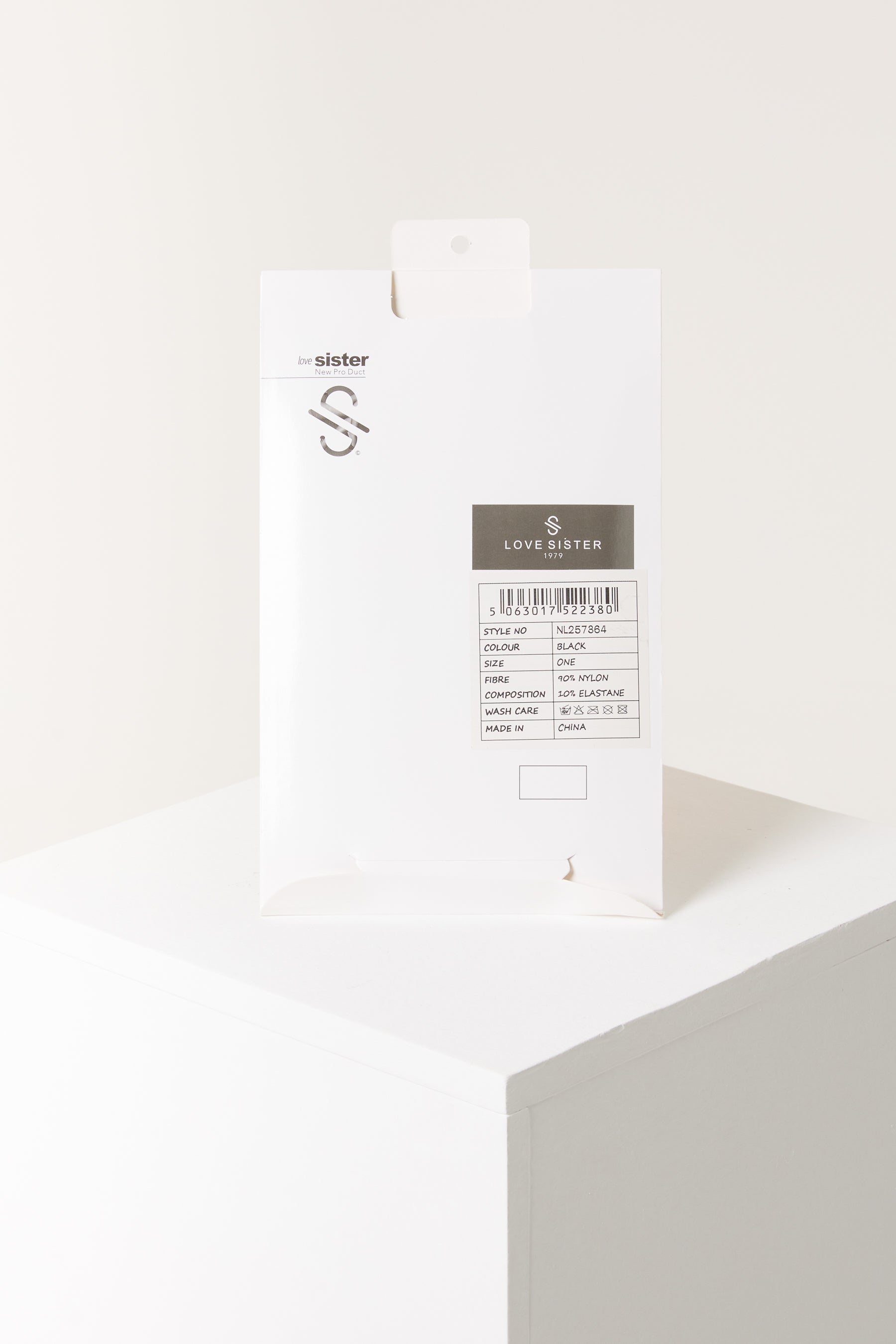 Floral Detail Black Sheer Tights