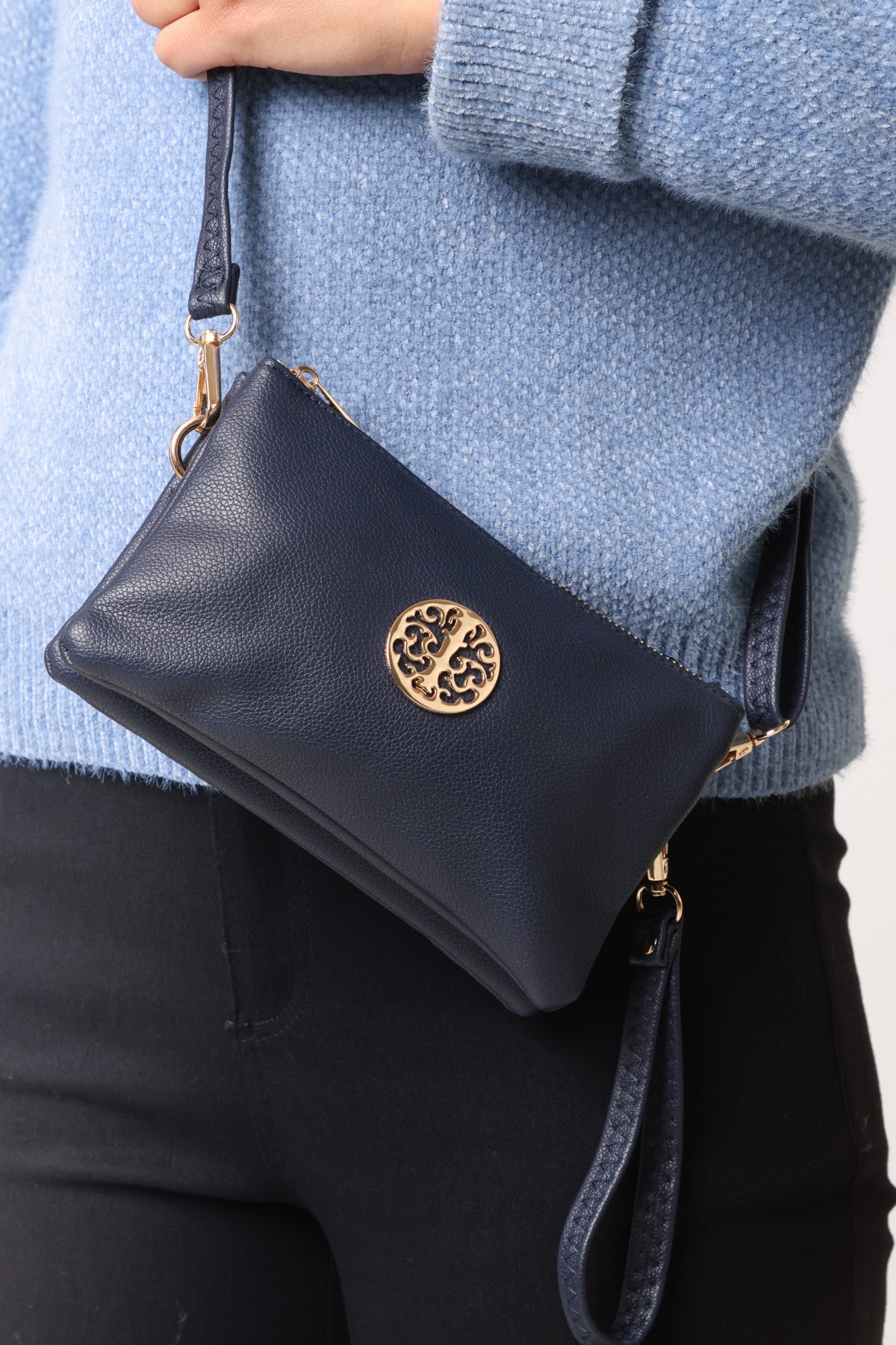 Small Gold Detail Shoulder/Clutch Purse