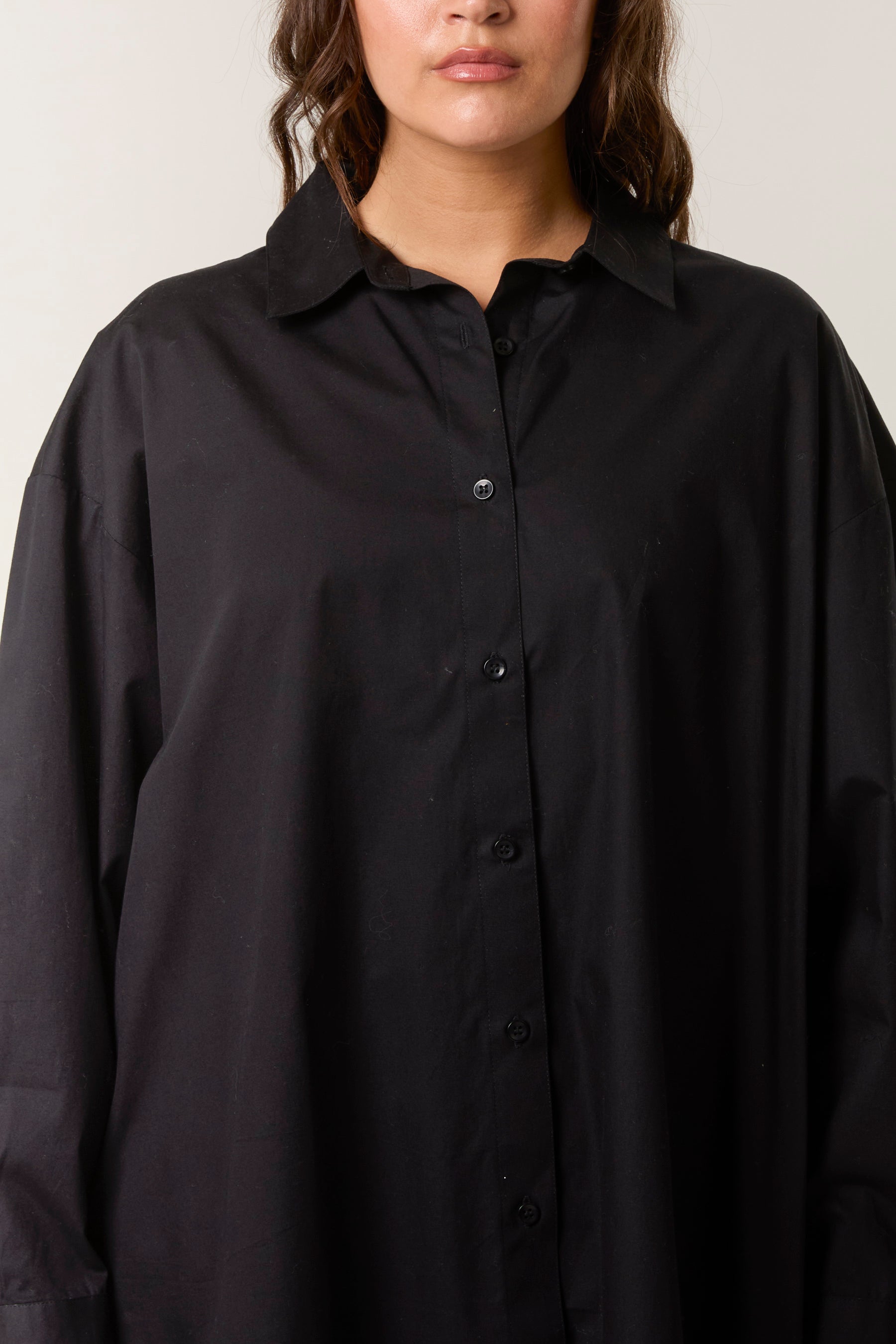 Oversized Long-Sleeve Shirt