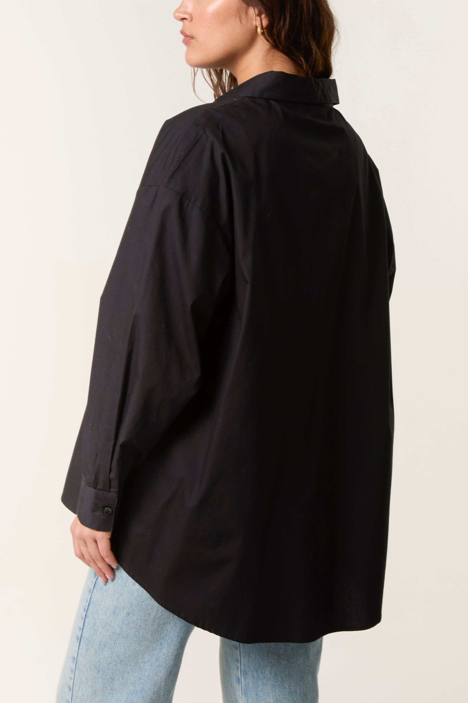 Oversized Long-Sleeve Shirt
