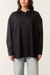 Oversized Long-Sleeve Shirt