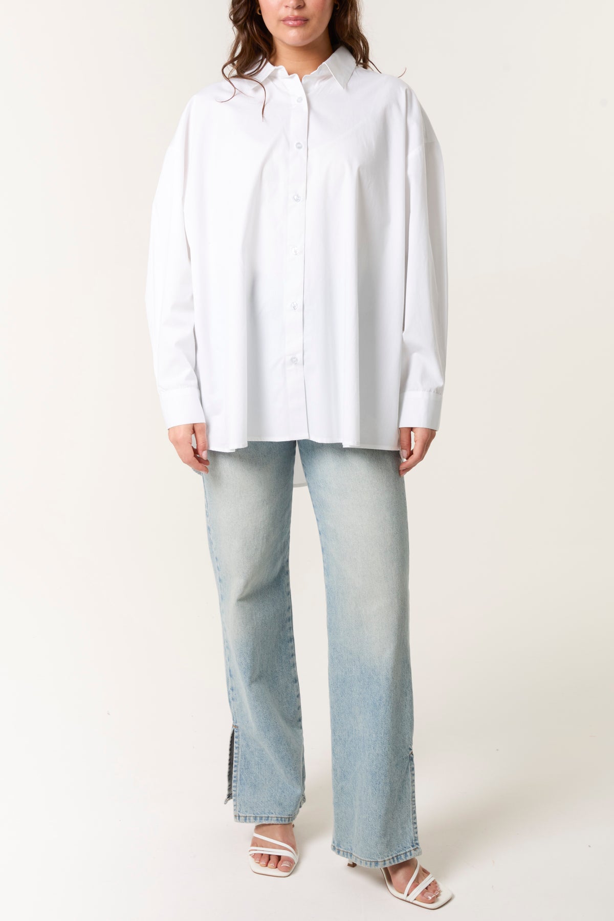 Oversized Long-Sleeve Shirt