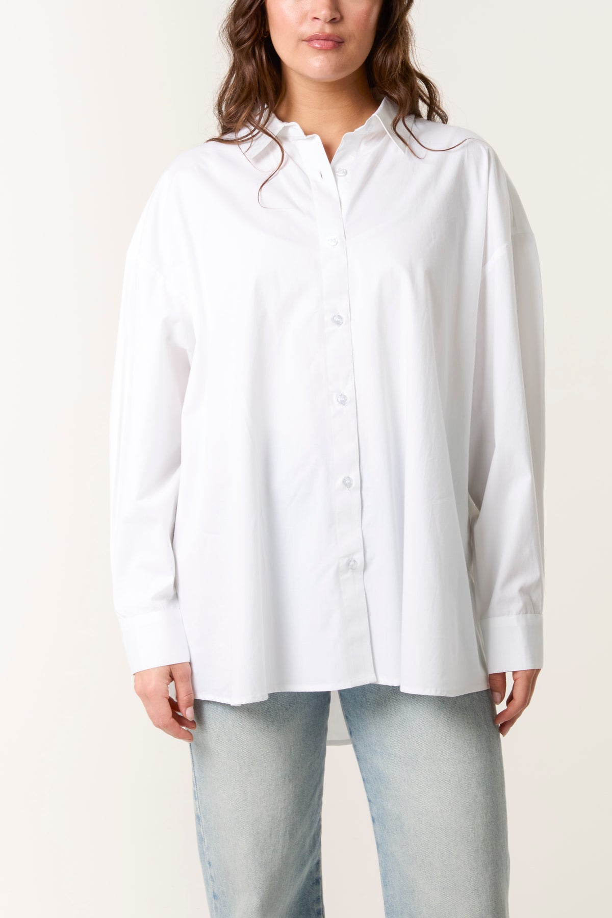 Oversized Long-Sleeve Shirt