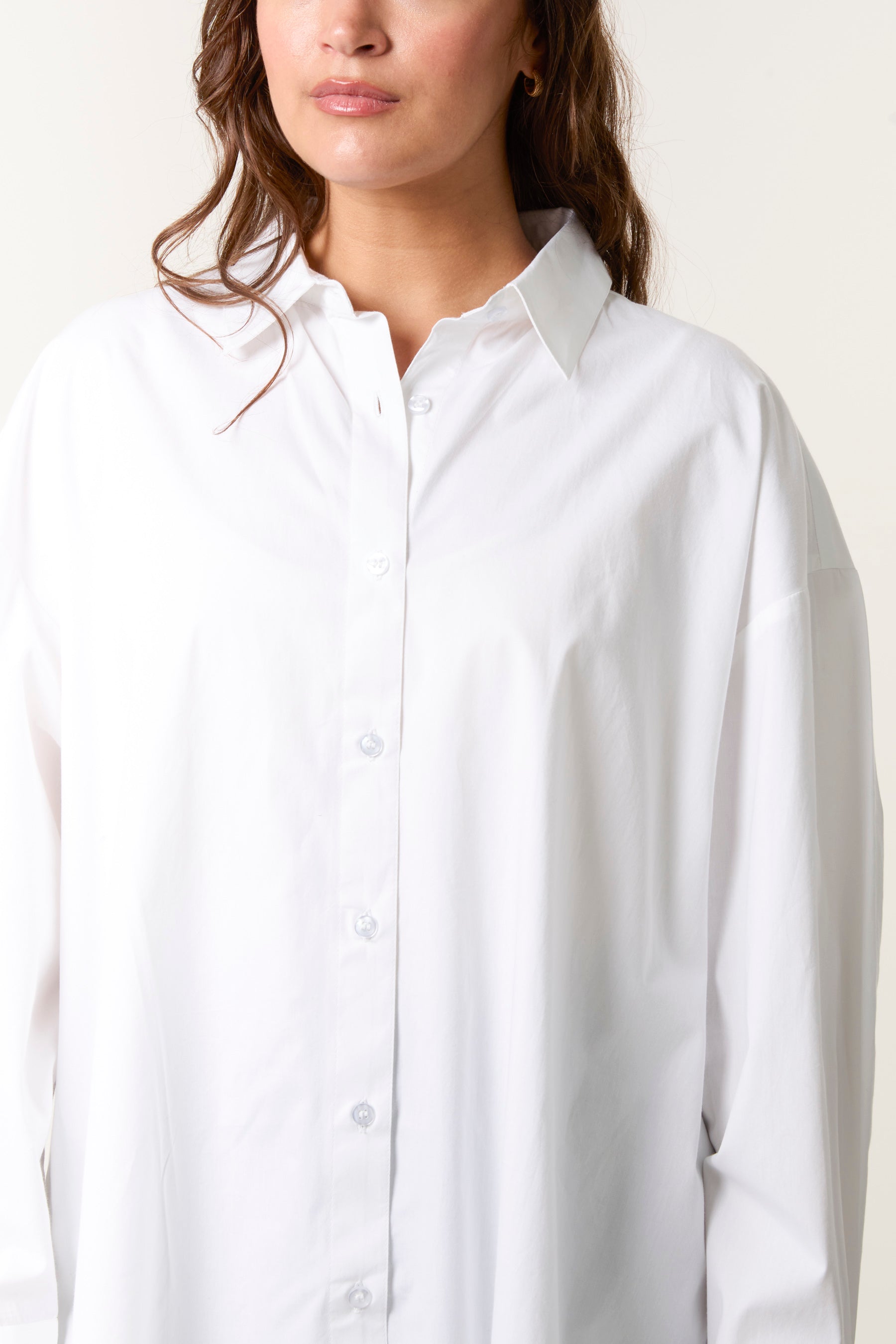 Oversized Long-Sleeve Shirt