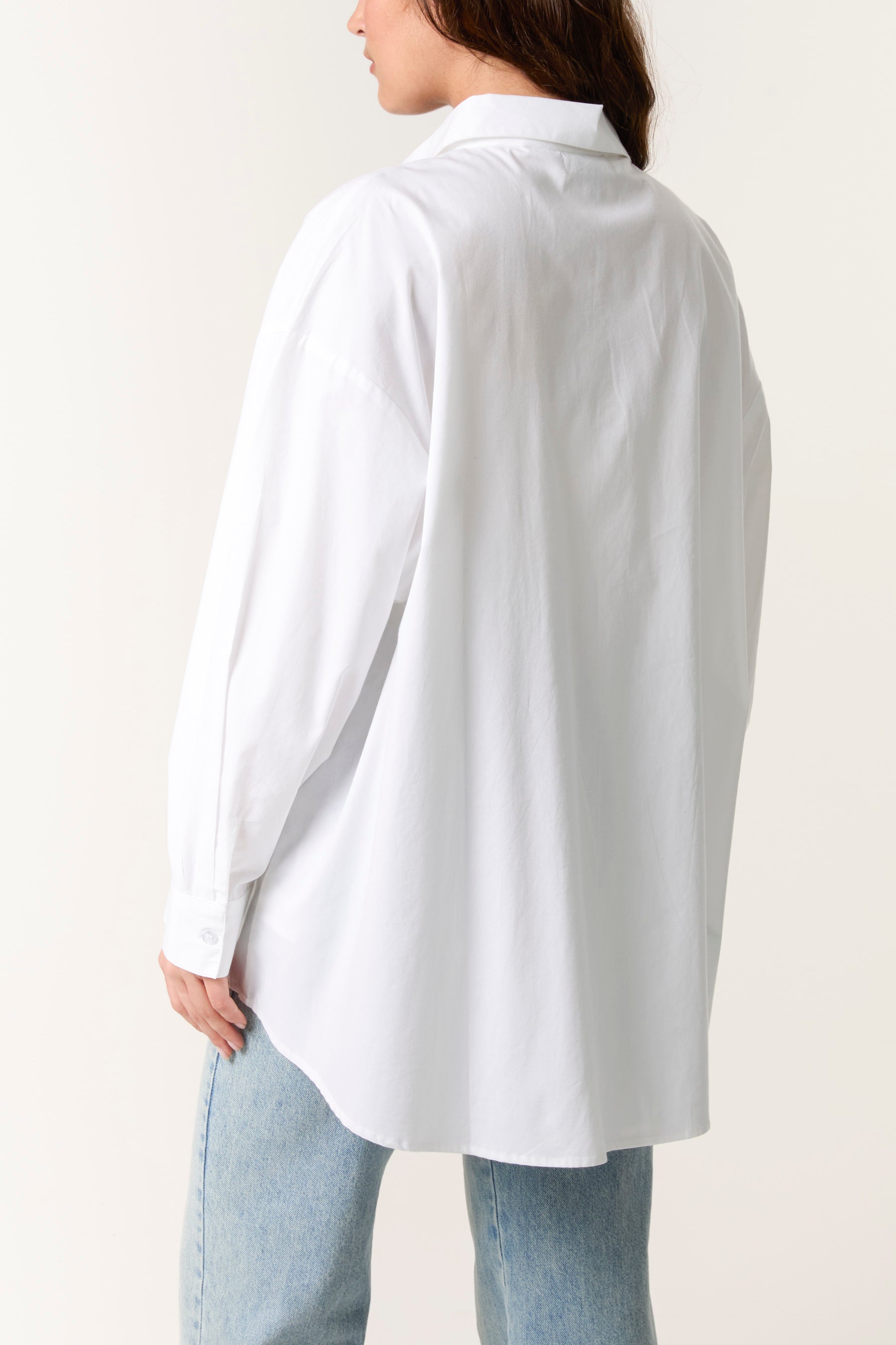 Oversized Long-Sleeve Shirt