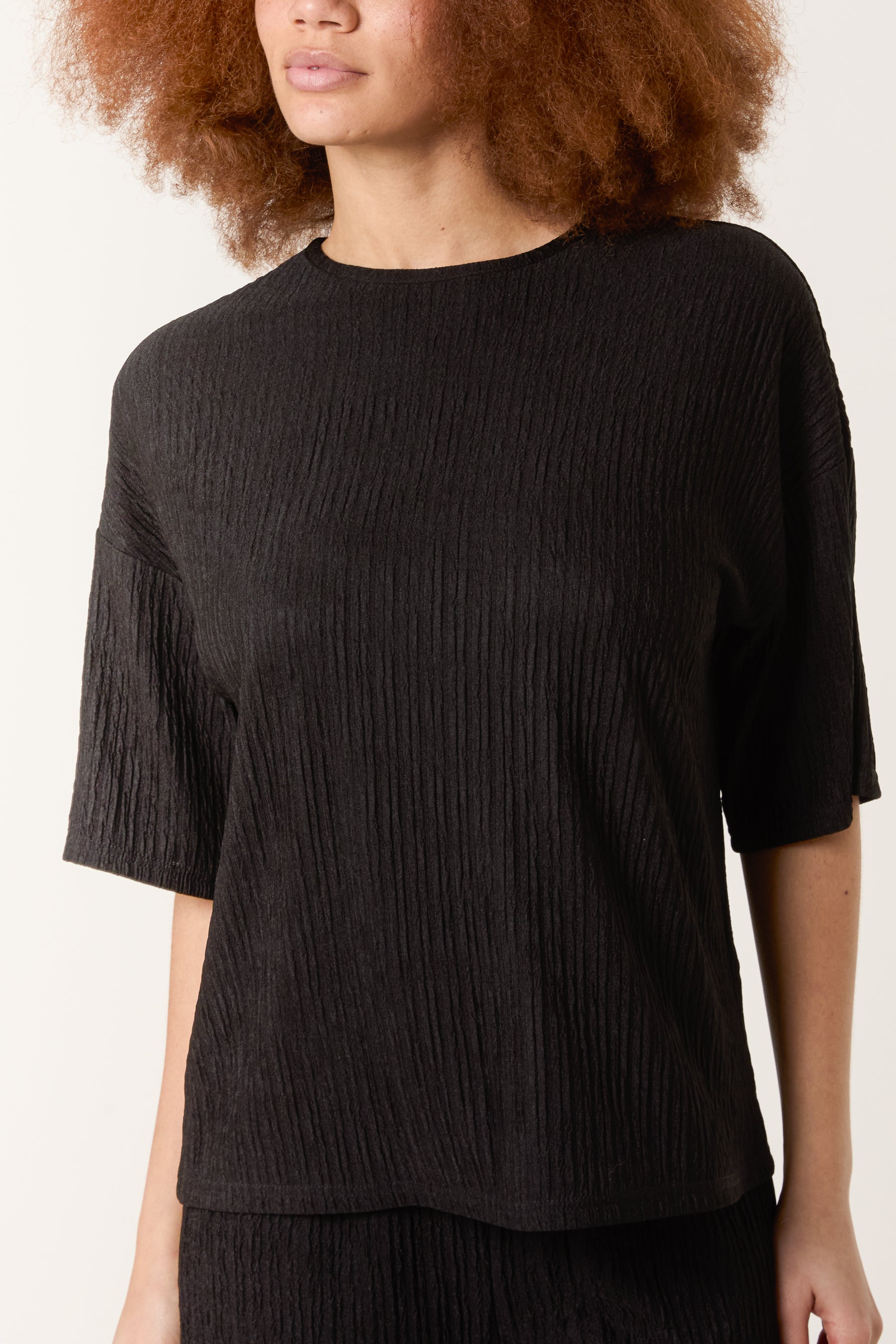 Ribbed T-Shirt & Trouser Set