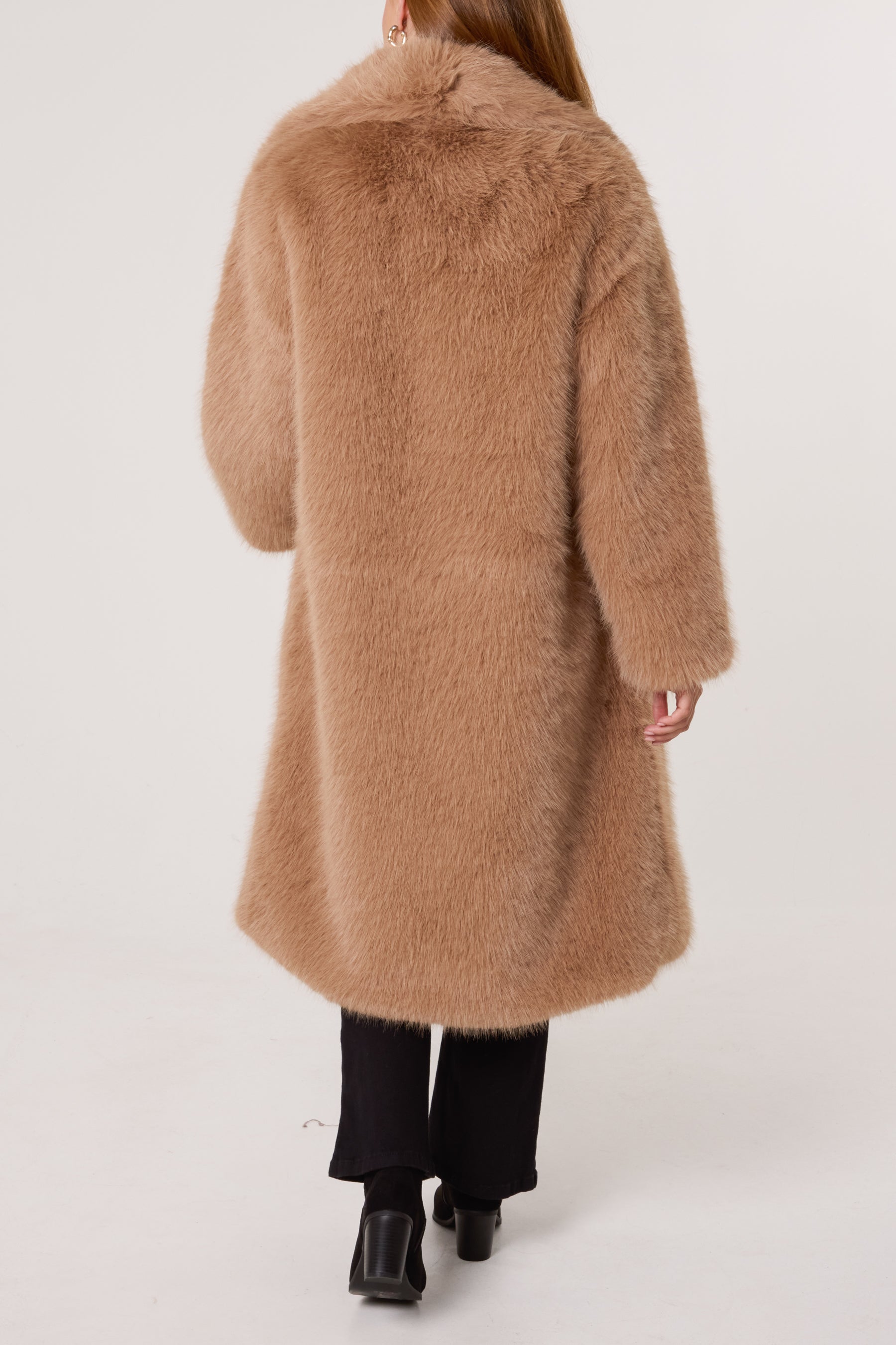 Faux Fur Long Coat