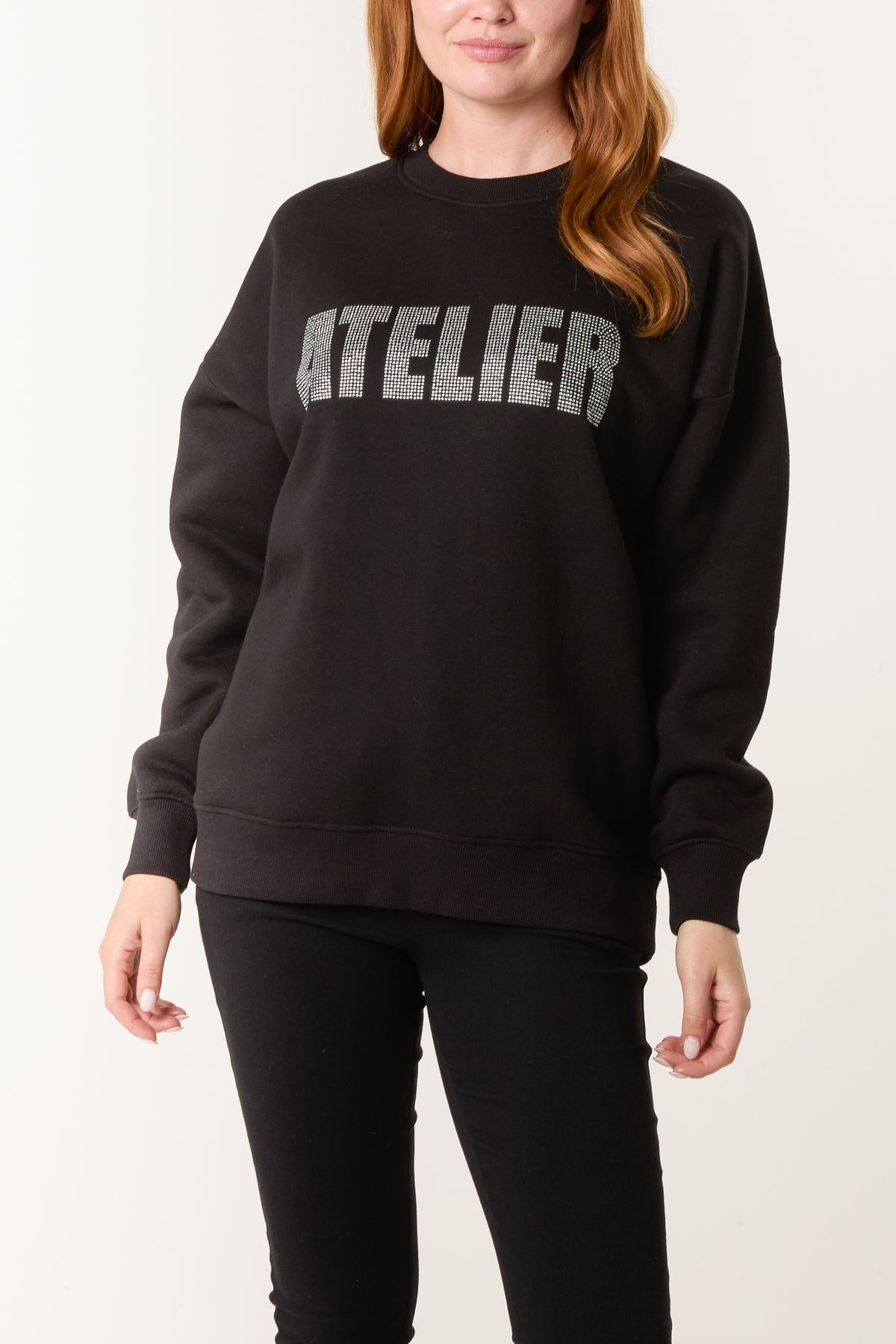 'Atelier' Diamante Sweatshirt