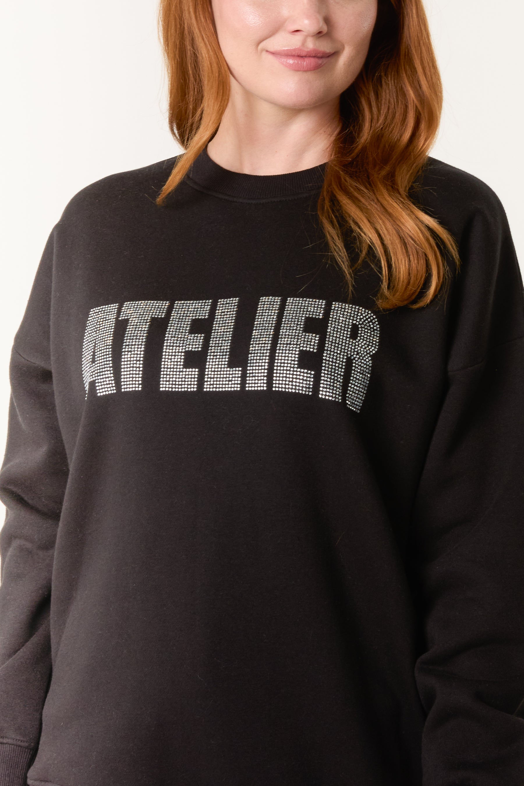 'Atelier' Diamante Sweatshirt