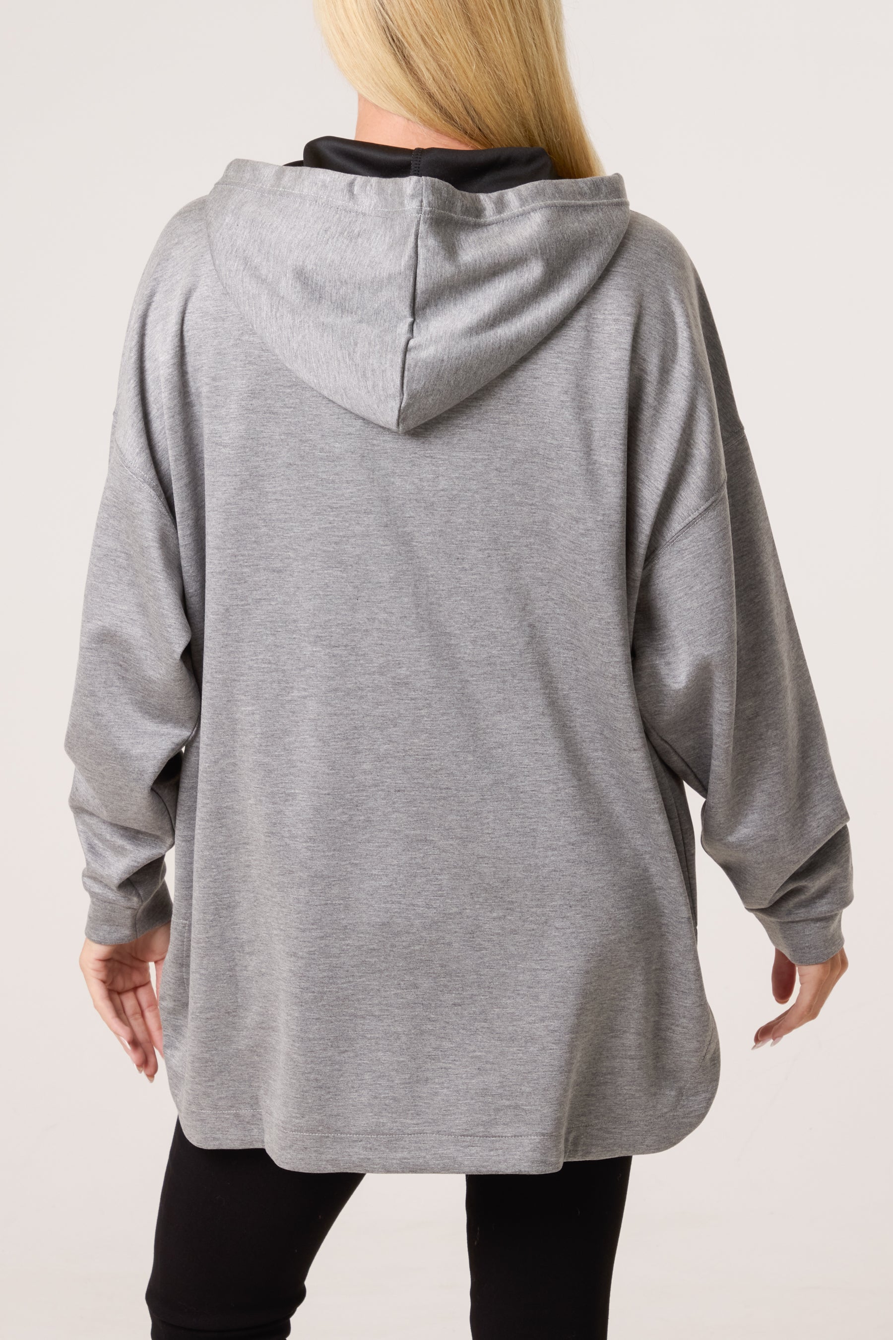 Oversized Zip Through Hoodie