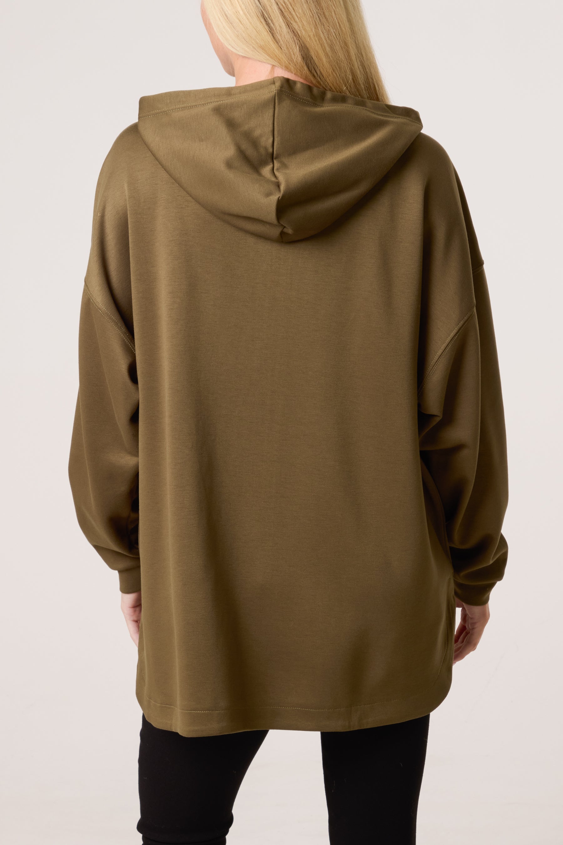 Oversized Zip Through Hoodie