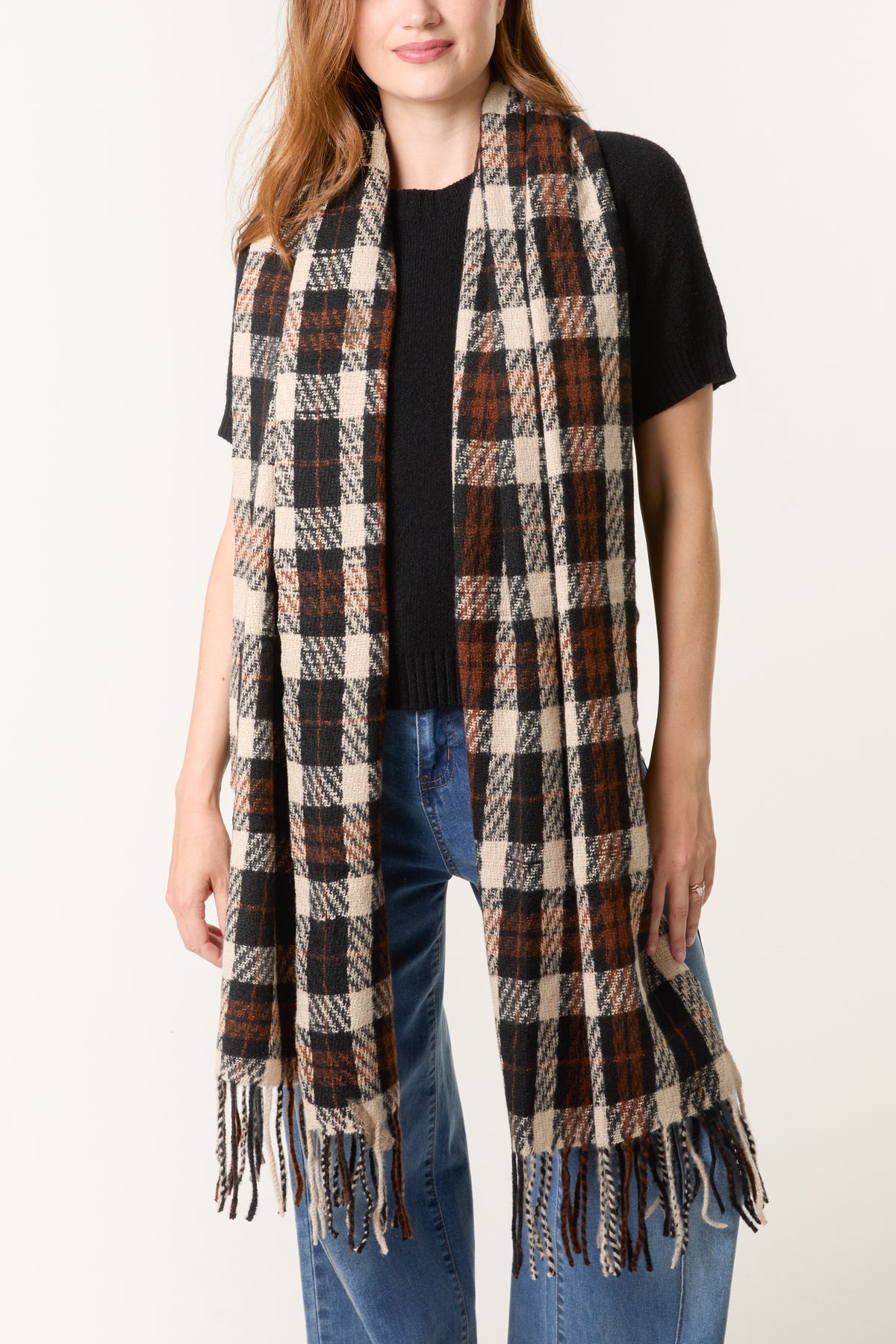 Classic Tartan Tassel Scarf