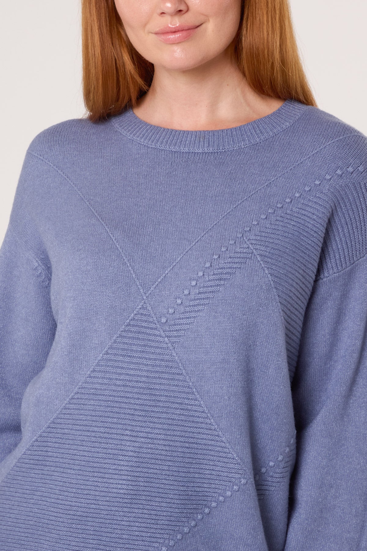 Argyle Stitch Detail Jumper