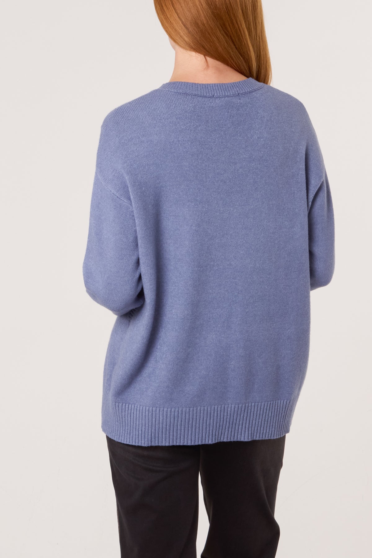 Argyle Stitch Detail Jumper