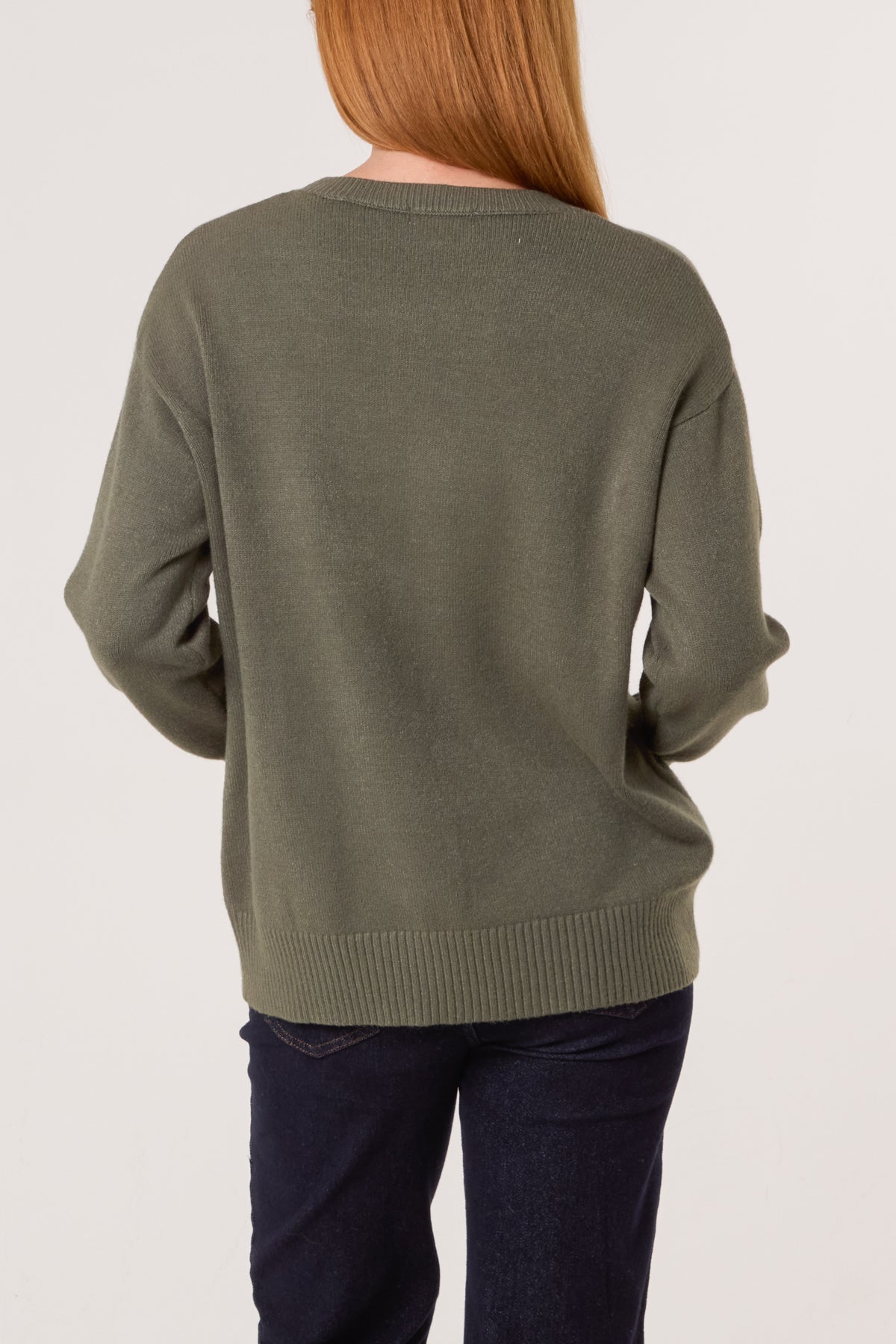 Argyle Stitch Detail Jumper