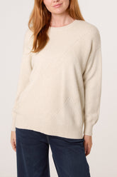 Argyle Stitch Detail Jumper