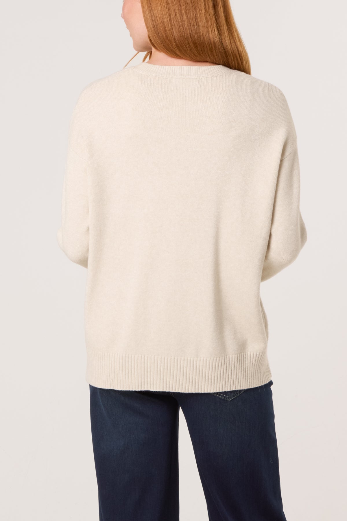 Argyle Stitch Detail Jumper