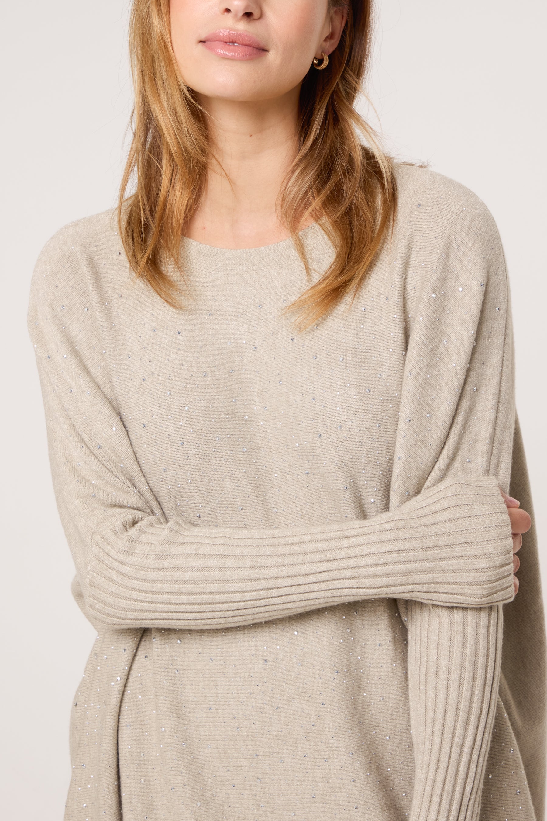 Scattered Embellished Jumper & Leggings Knit Co-Ord