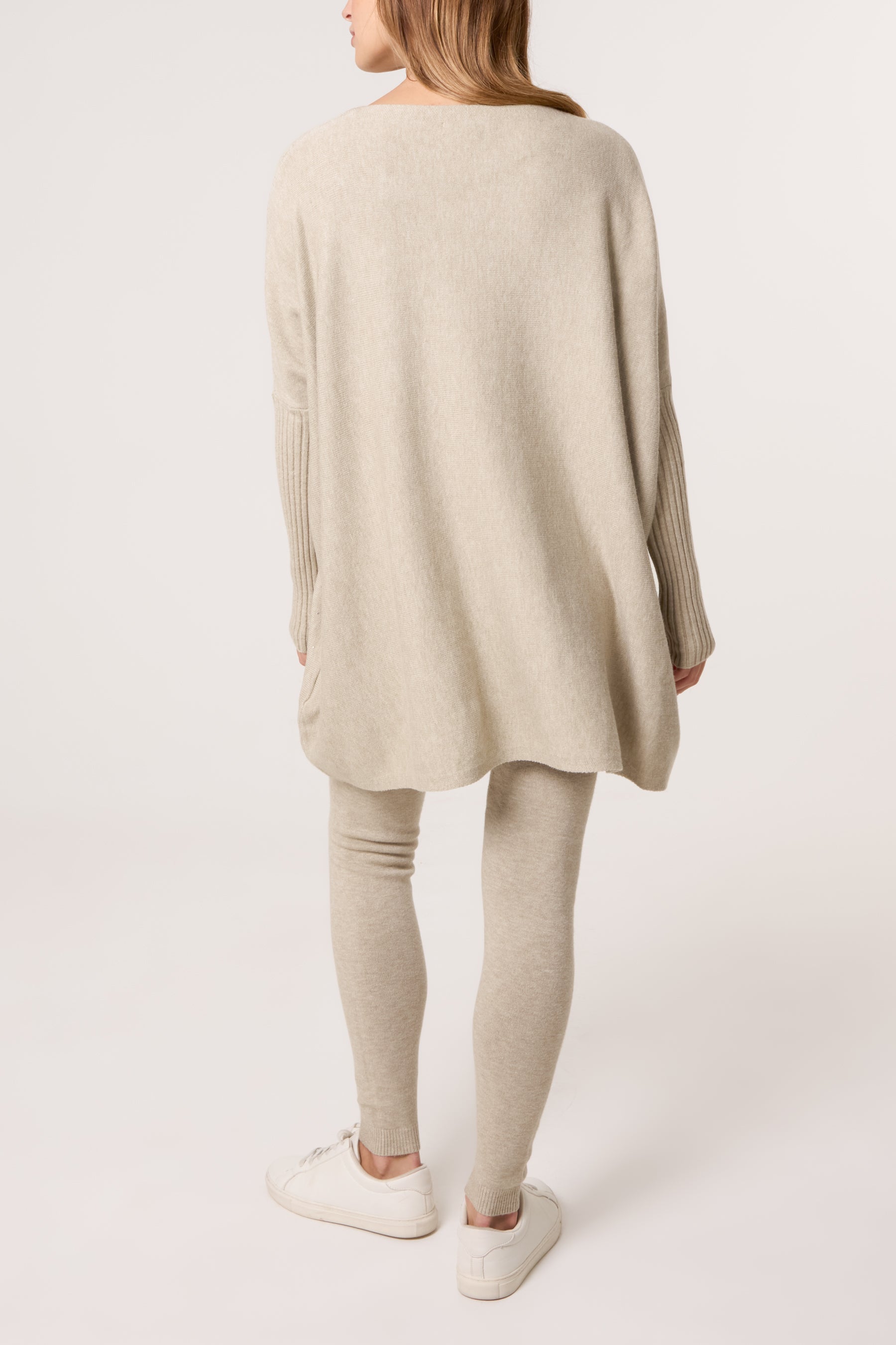 Batwing Jumper & Leggings Knit Co-Ord