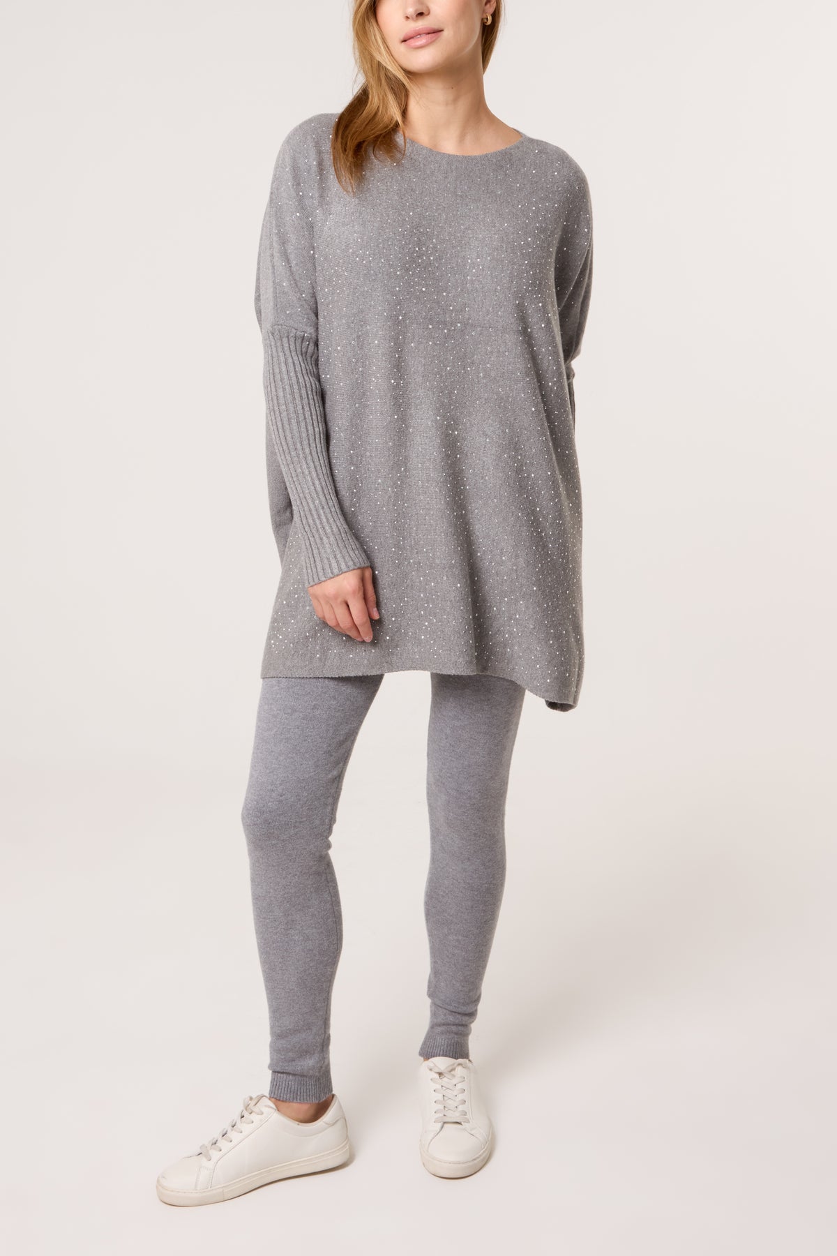 Embellished Jumper & Leggings Knit Co-Ord