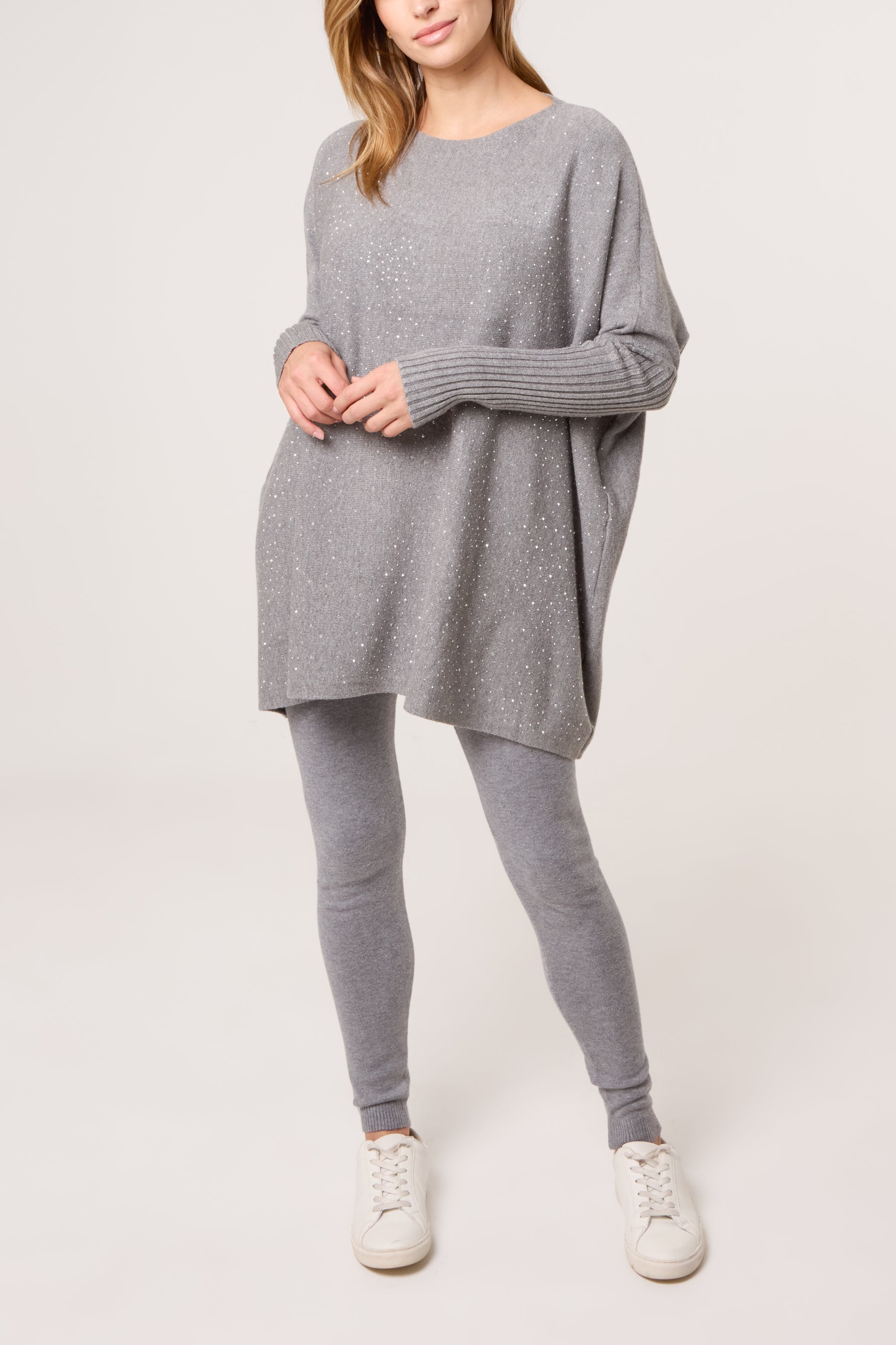 Embellished Jumper & Leggings Knit Co-Ord