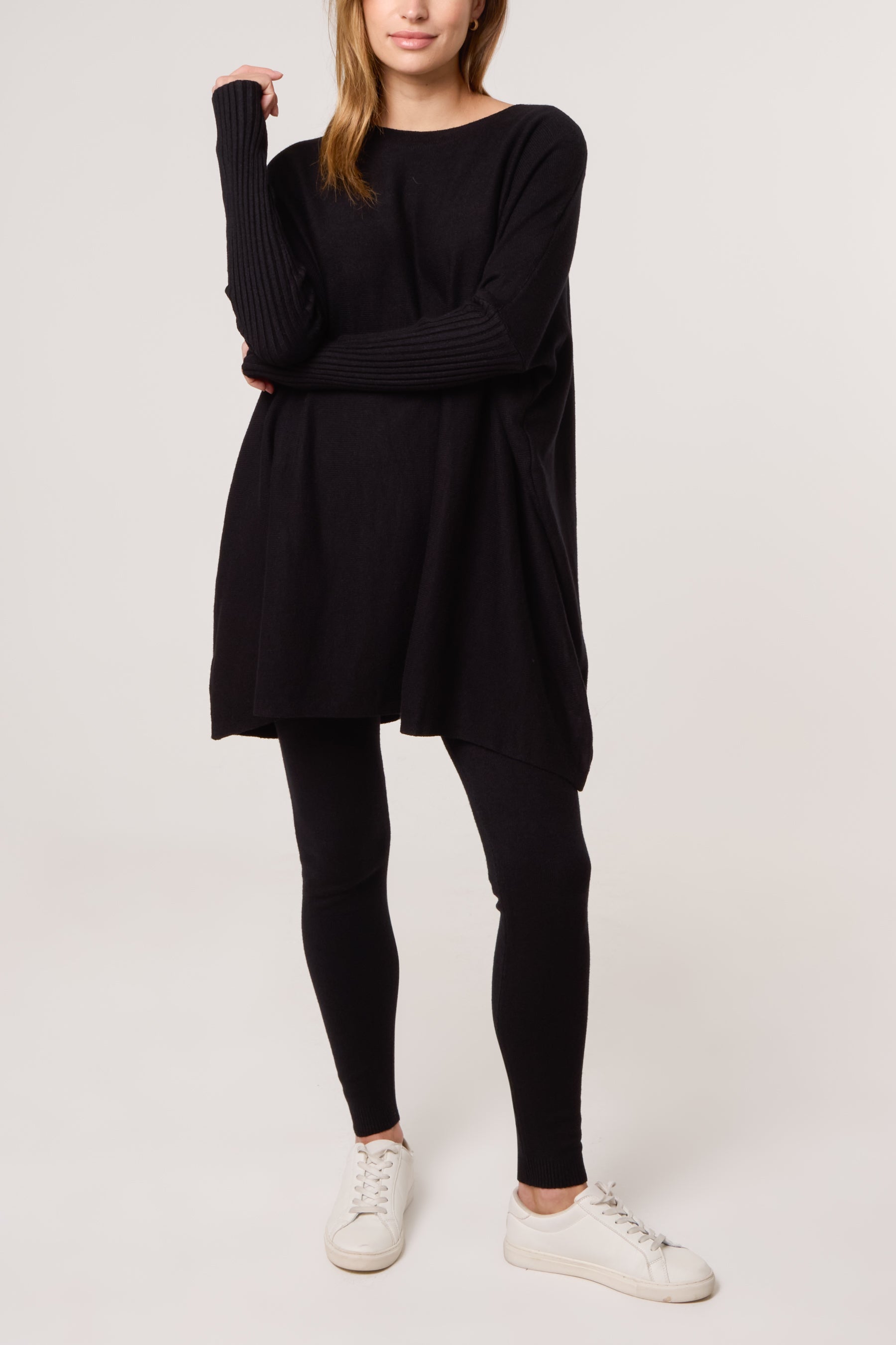 Batwing Jumper & Leggings Knit Co-Ord