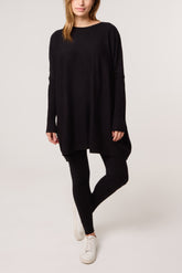 Batwing Jumper & Leggings Knit Co-Ord