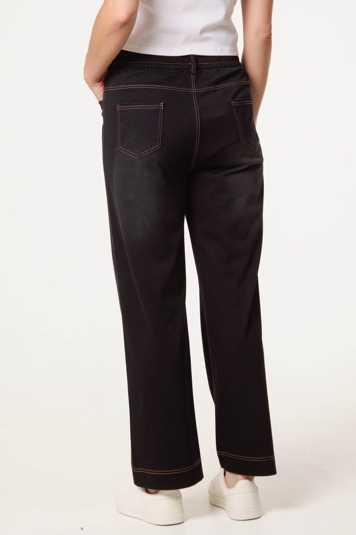 Elastic Waist Jeans - All Sizes