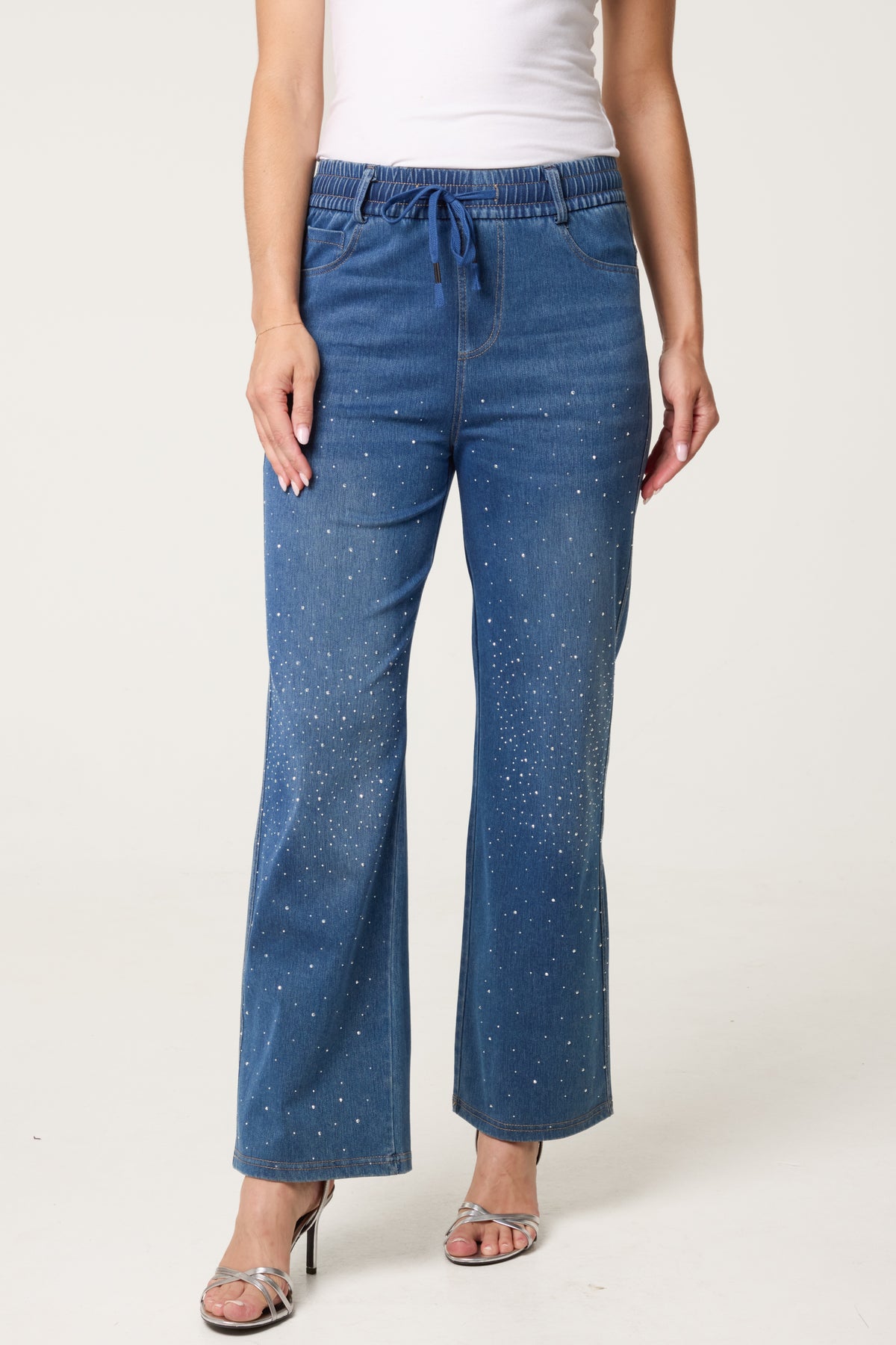 Diamante Splash Jeans