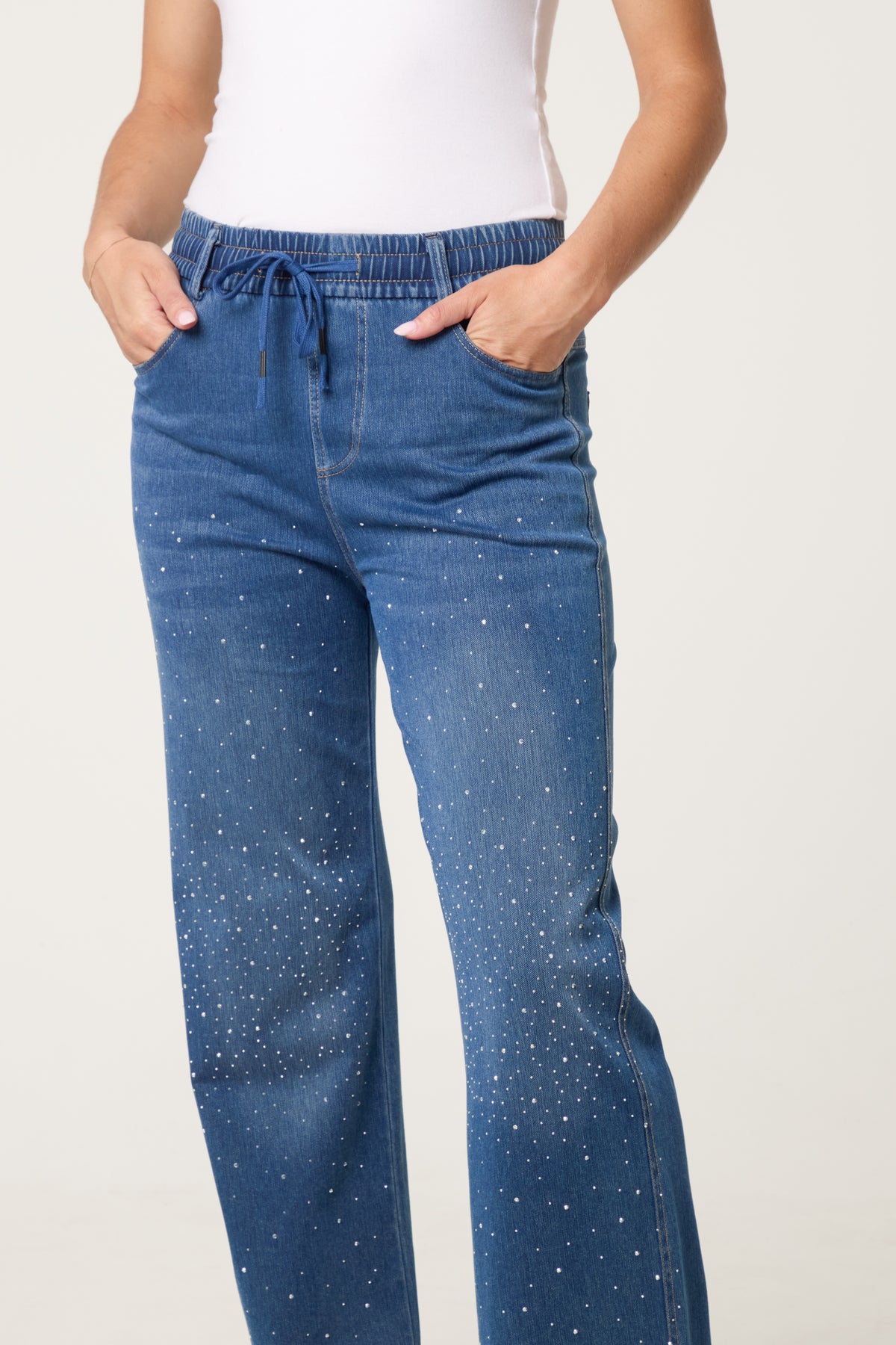 Diamante Splash Jeans