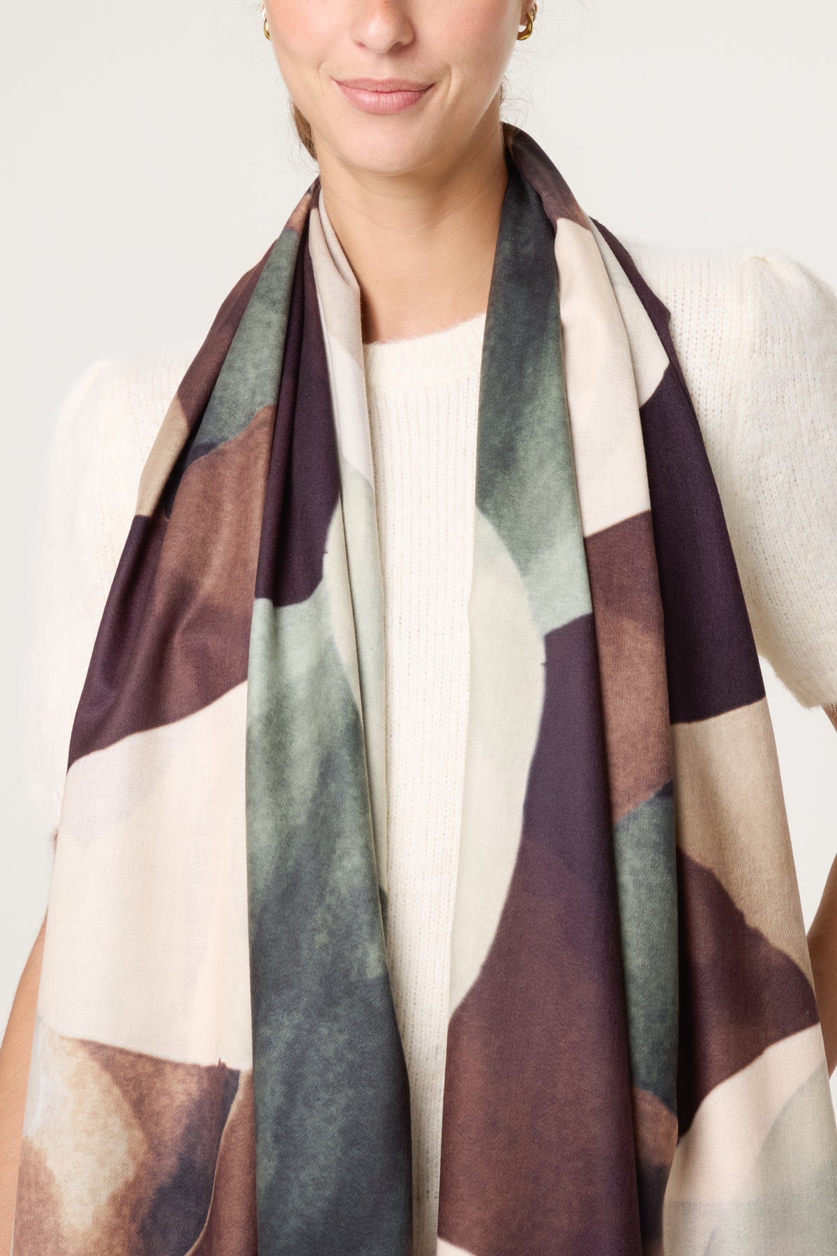 Geometric Shapes Pattern Scarf
