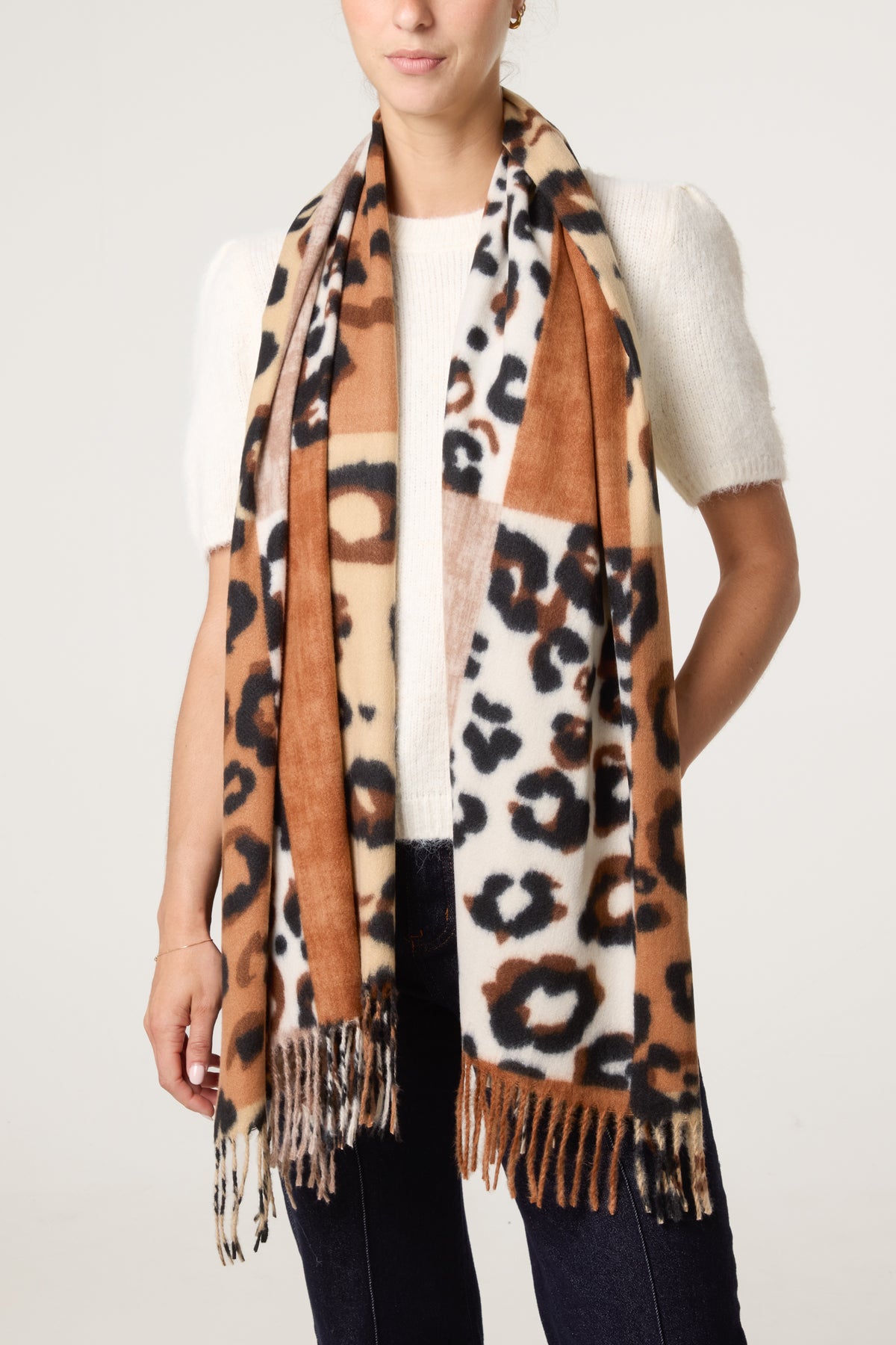 Bold Animal Print Scarf