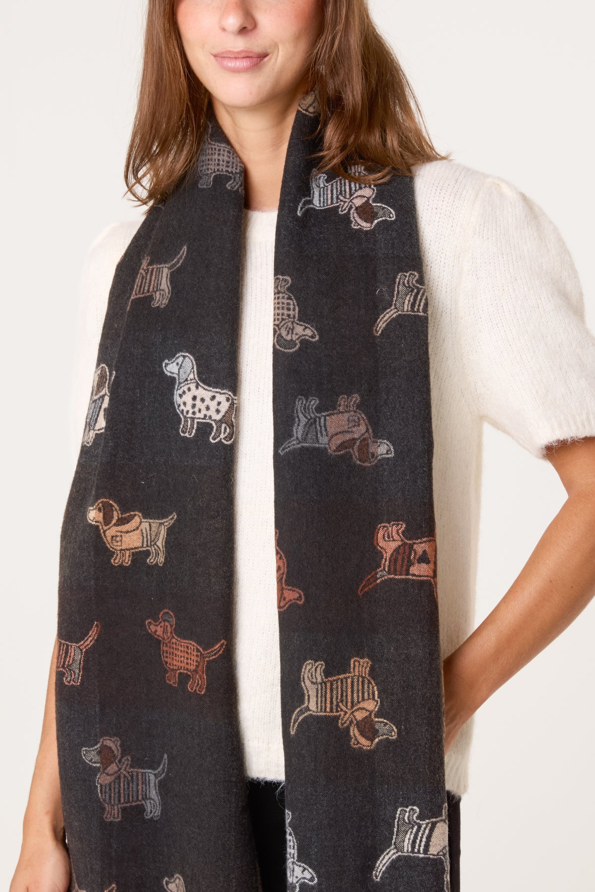 Doggie Print Scarf