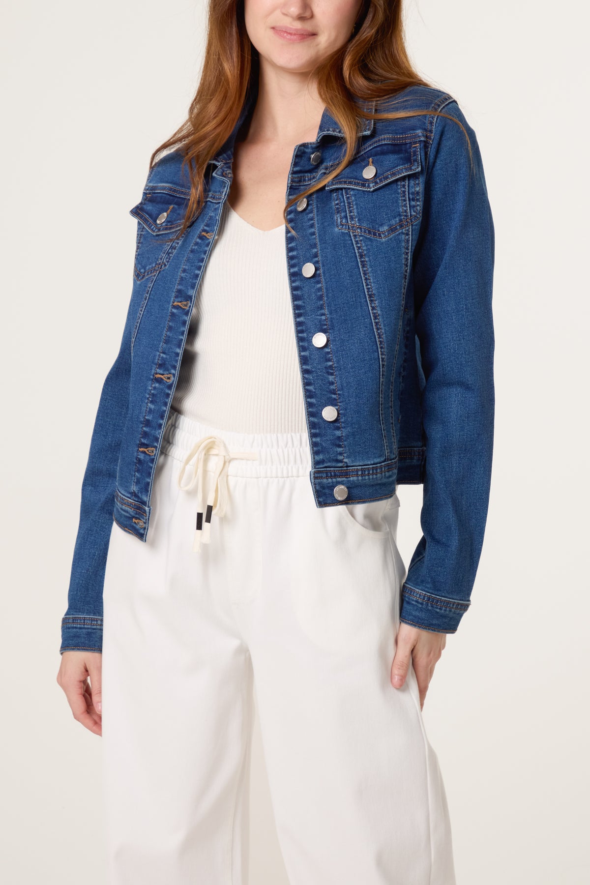 Stretch Denim Jacket